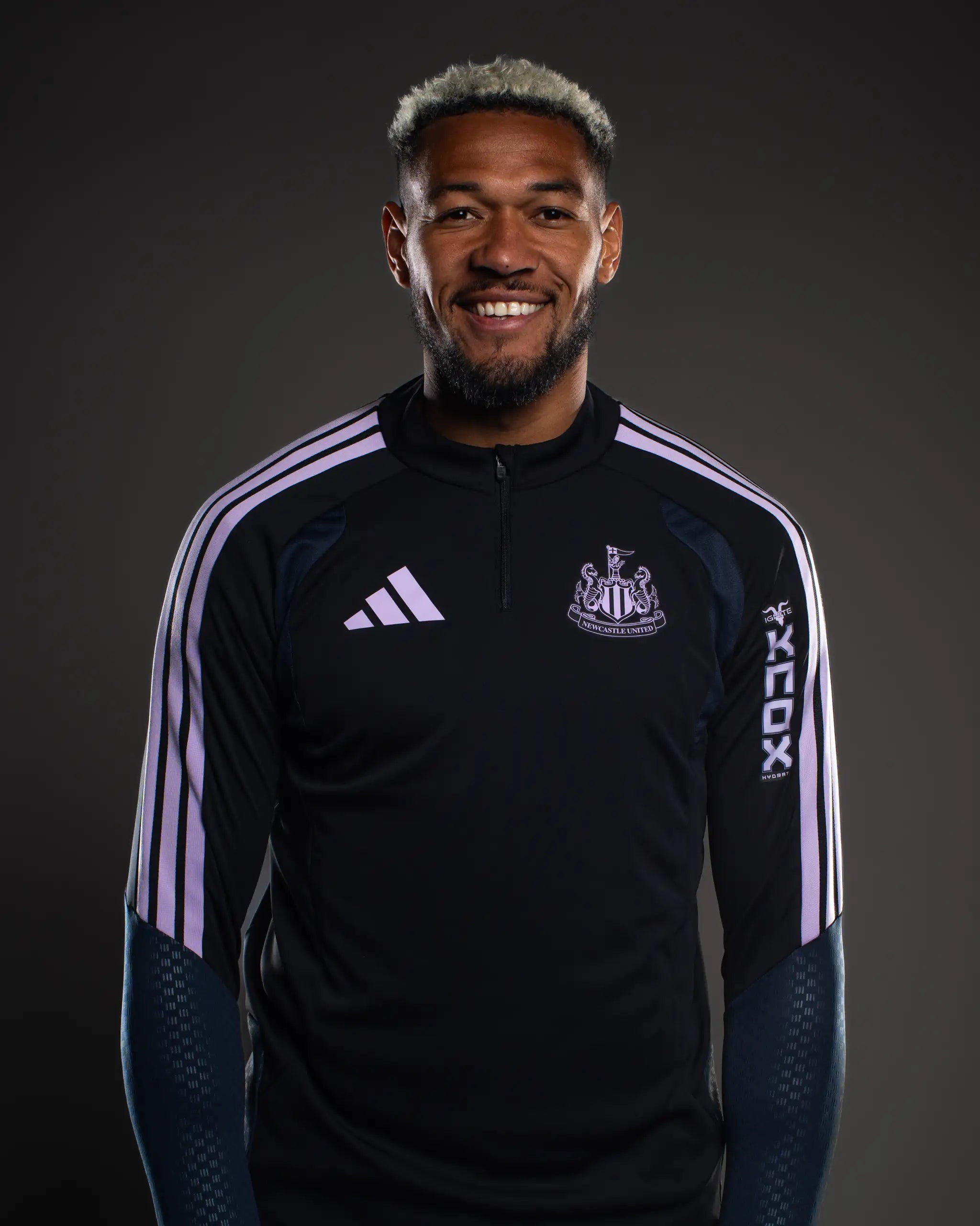 Футболка Newcastle United adidas 26/27 Players Range Black 1/4 Zip