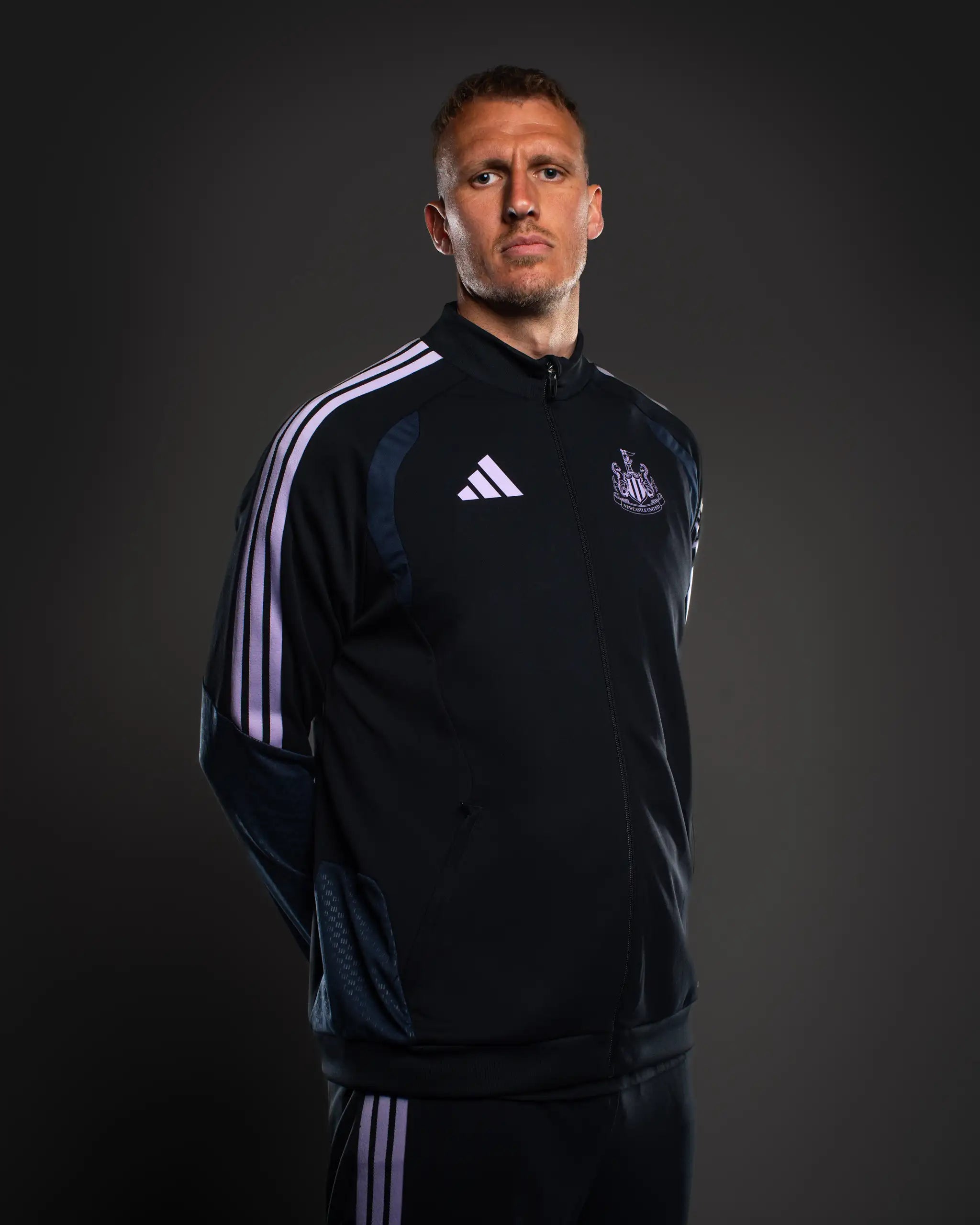Newcastle United adidas 26/27 Players Range Black Zip Up Jacket