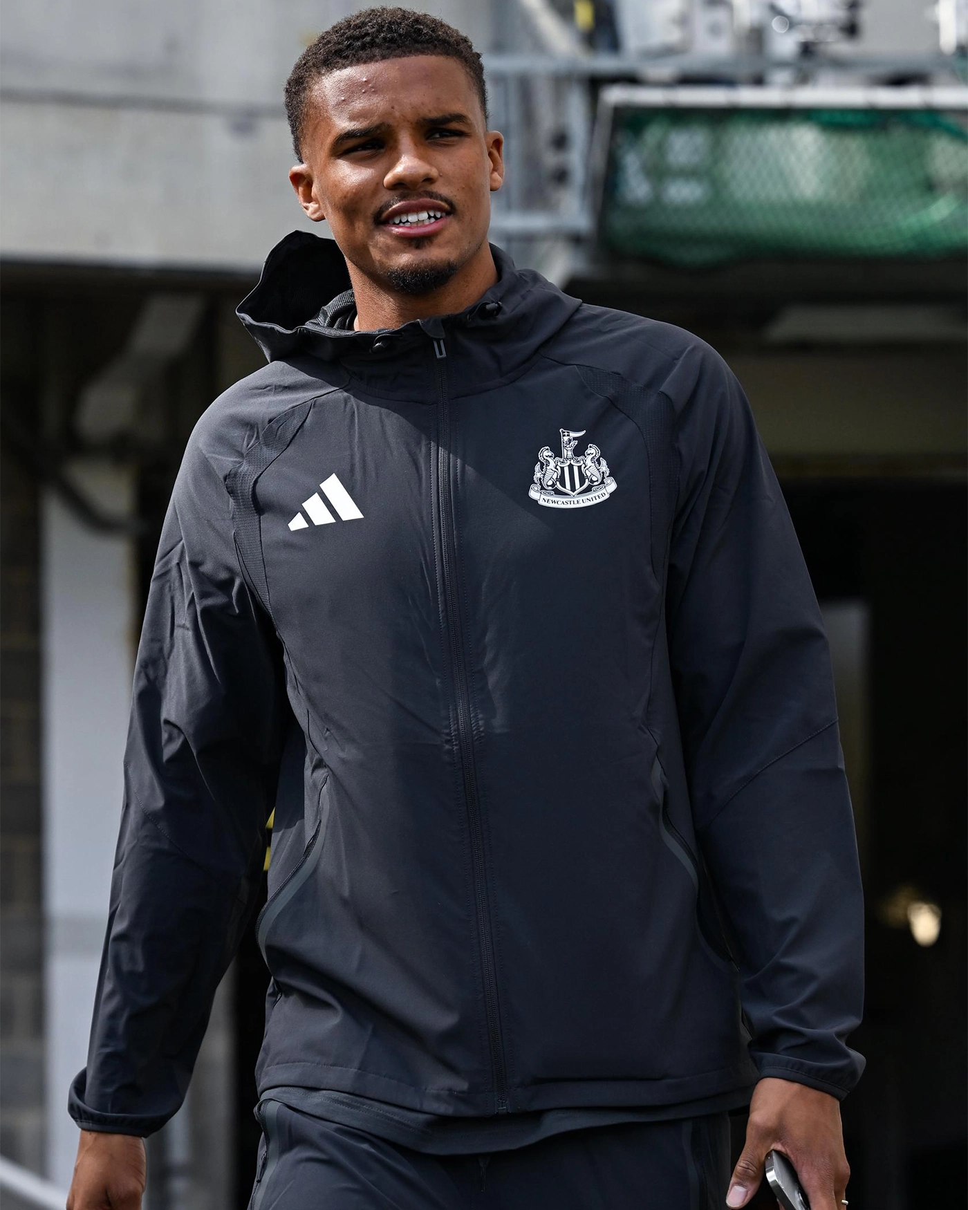Ветровка Newcastle United adidas Tiro Travel Grey
