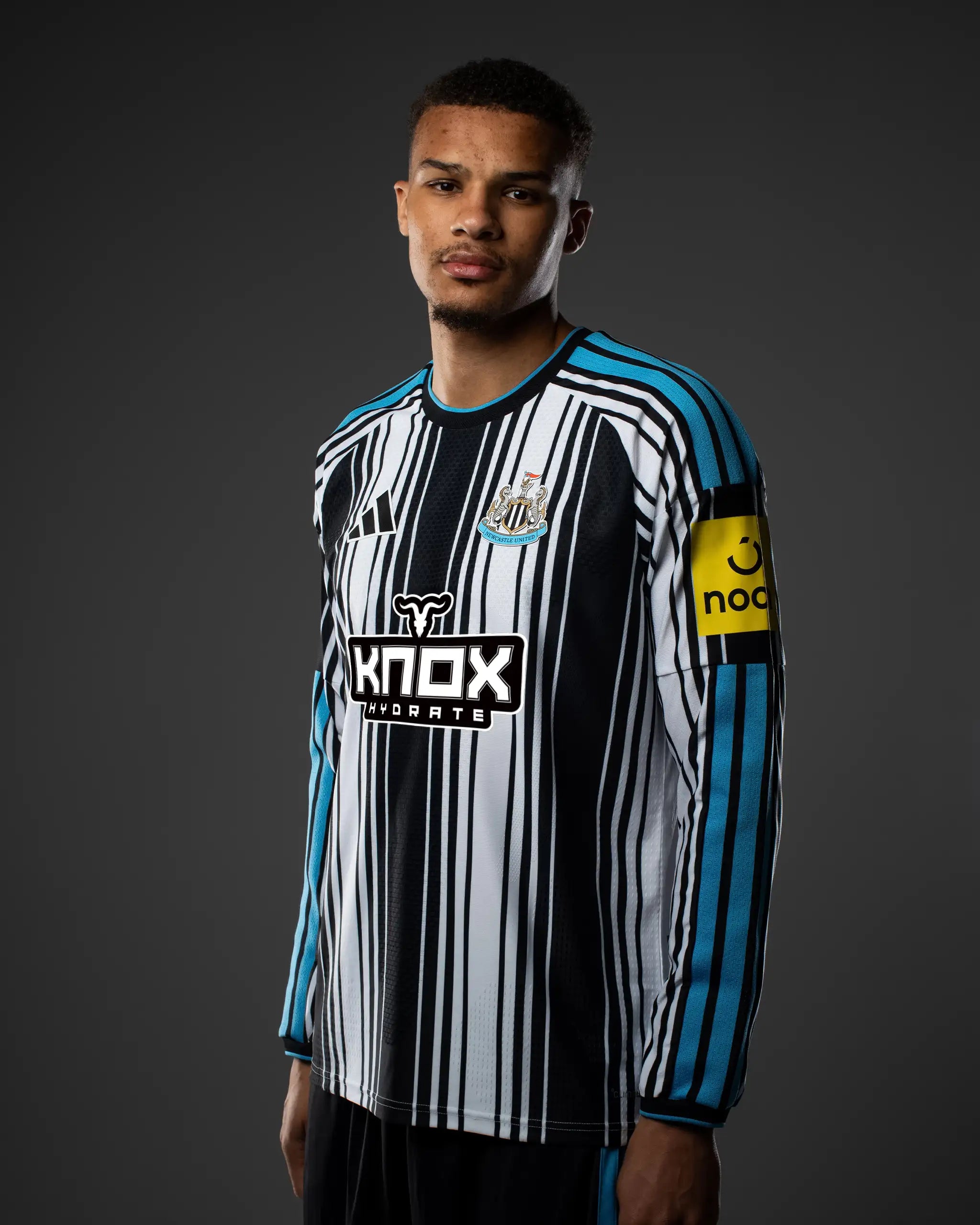 Newcastle United adidas Men's 26/27 Long Sleeve Authentic Home Shirt