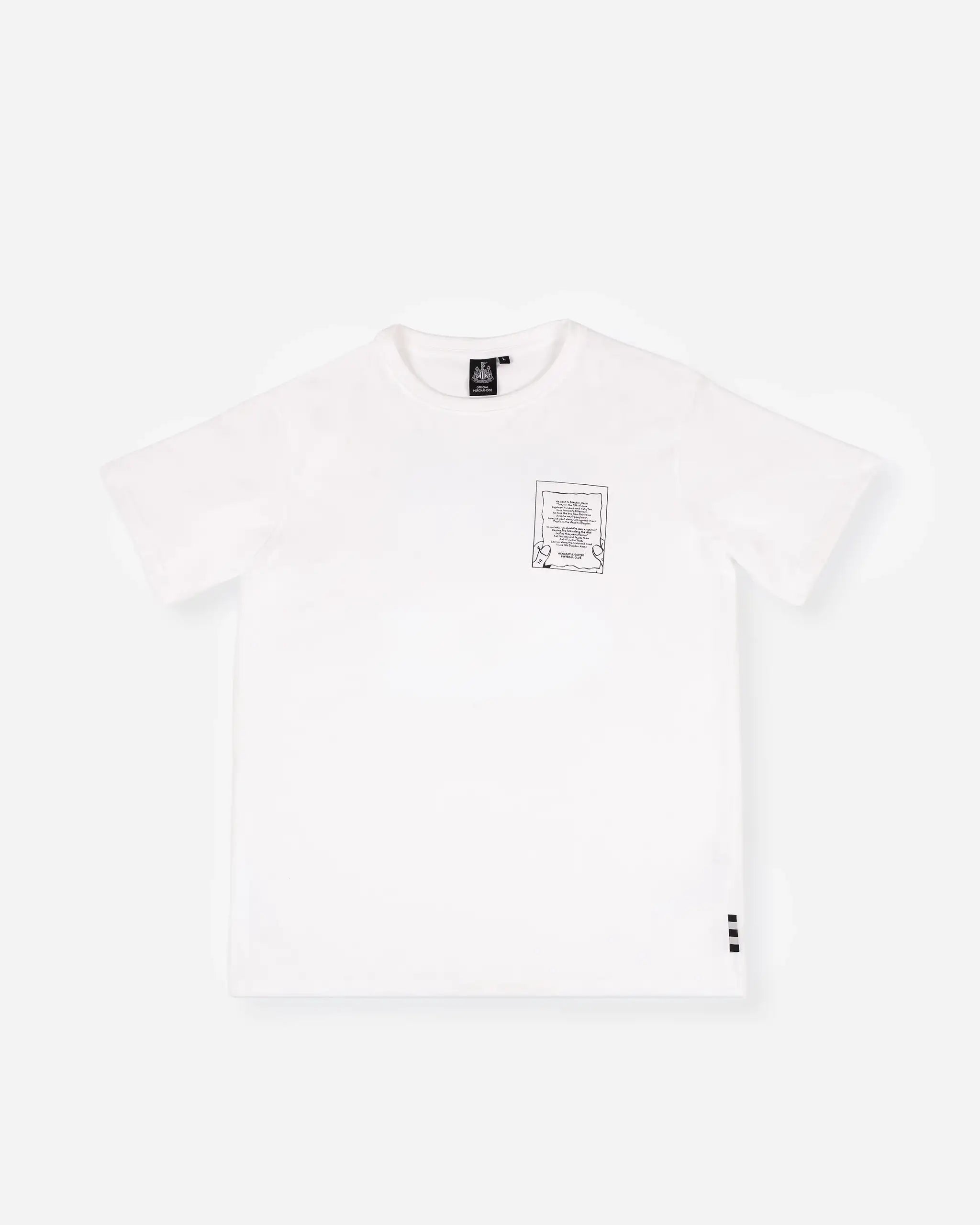 Newcastle United Men's Blaydon Races White T-Shirt