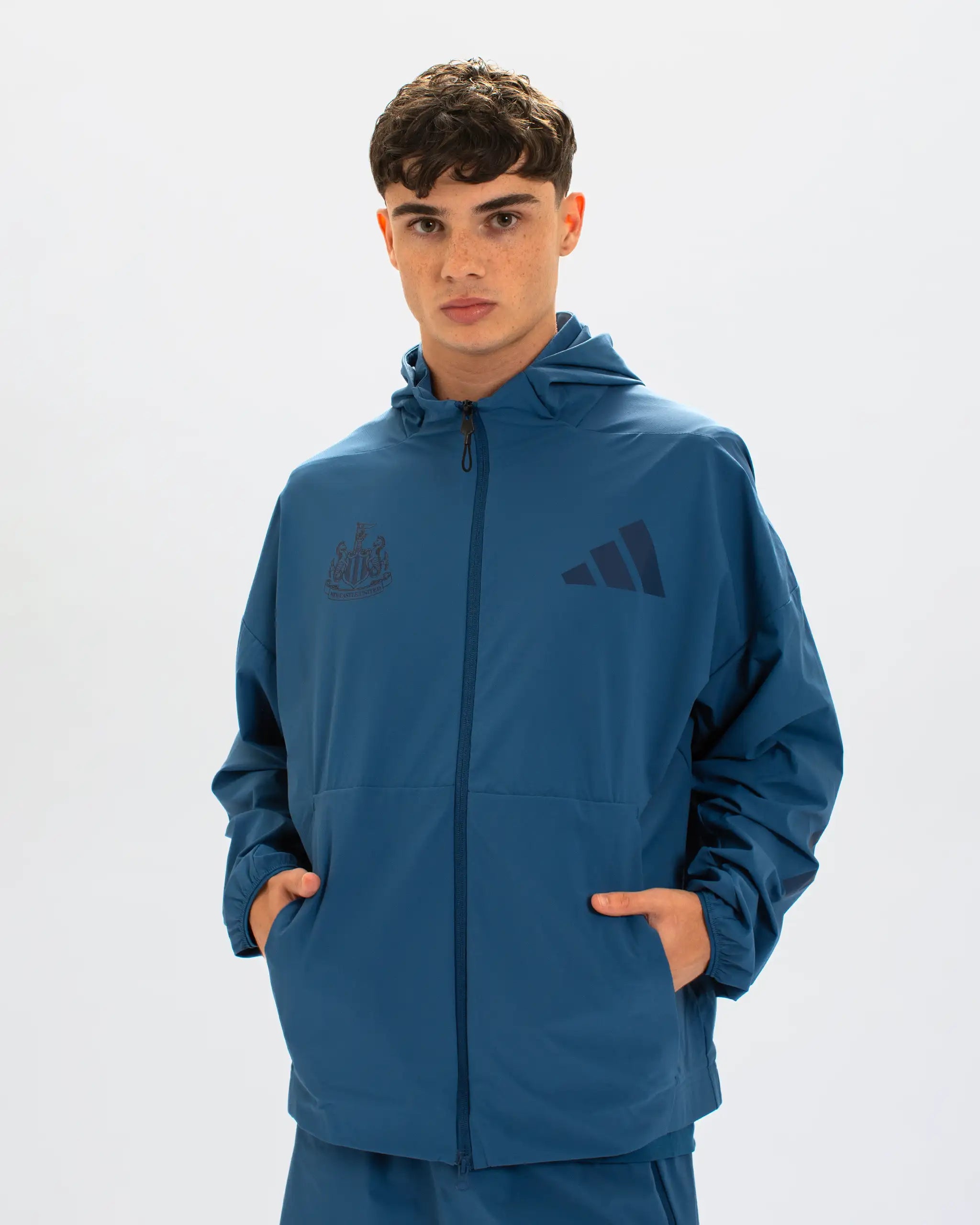 Мужская олимпийка Newcastle United adidas Z.N.E Dusky Petrol