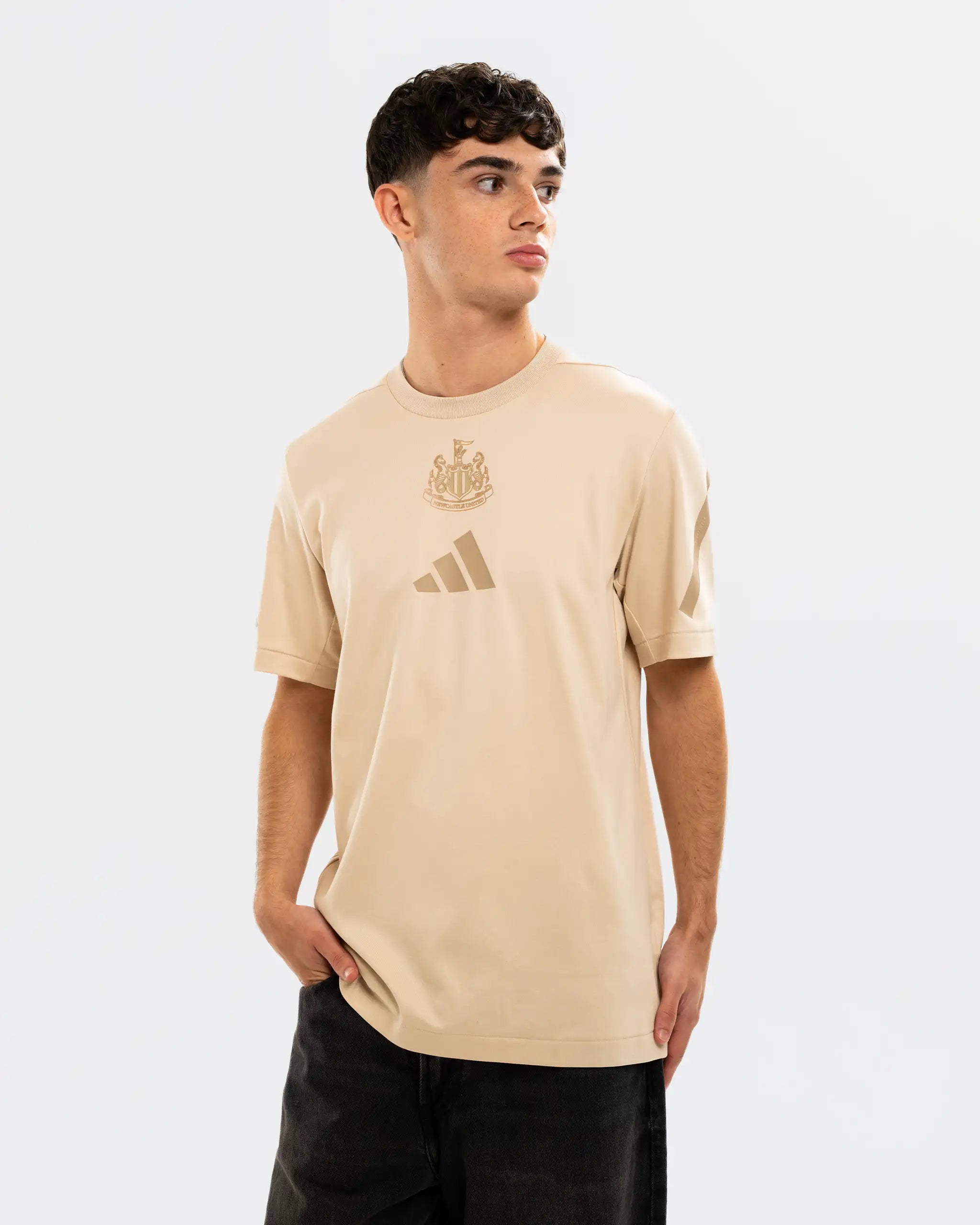 Мужская футболка Newcastle United adidas Z.N.E Beige