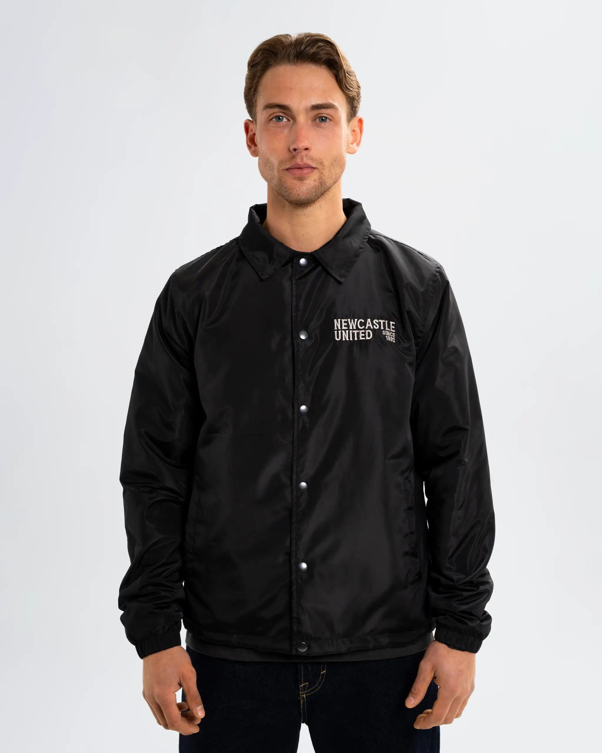 Мужская куртка Newcastle United Black Button Up Coach