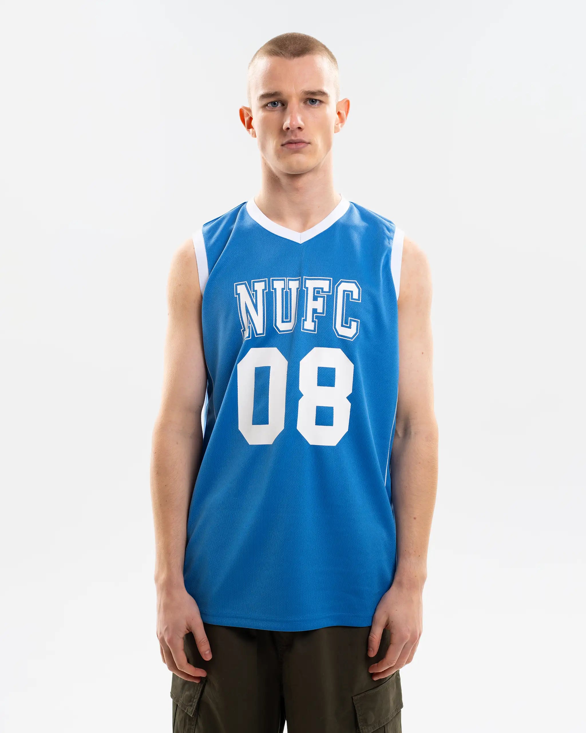 Newcastle United Men's Blue Basketball Vest