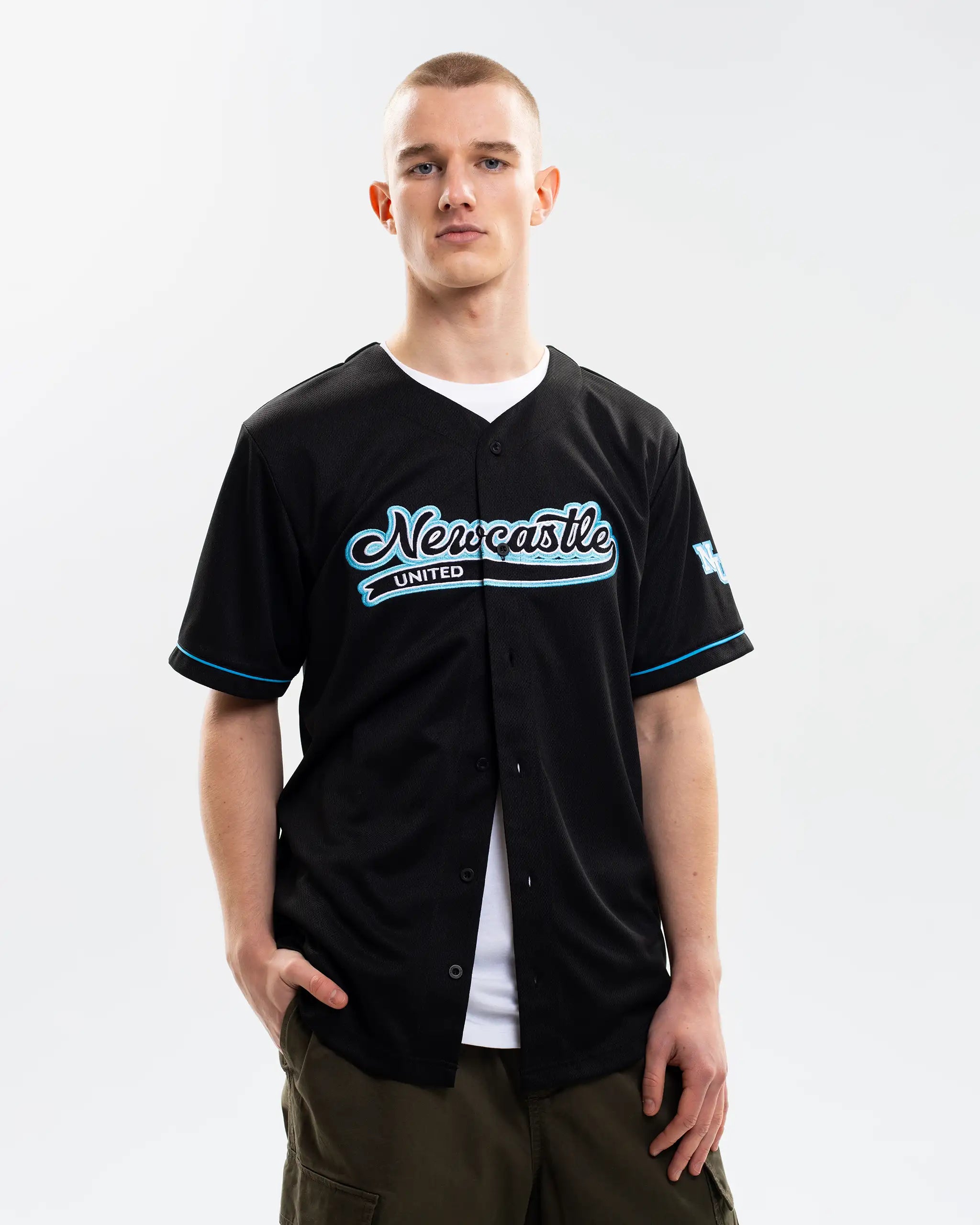 Мужское джерси Newcastle United Black Baseball
