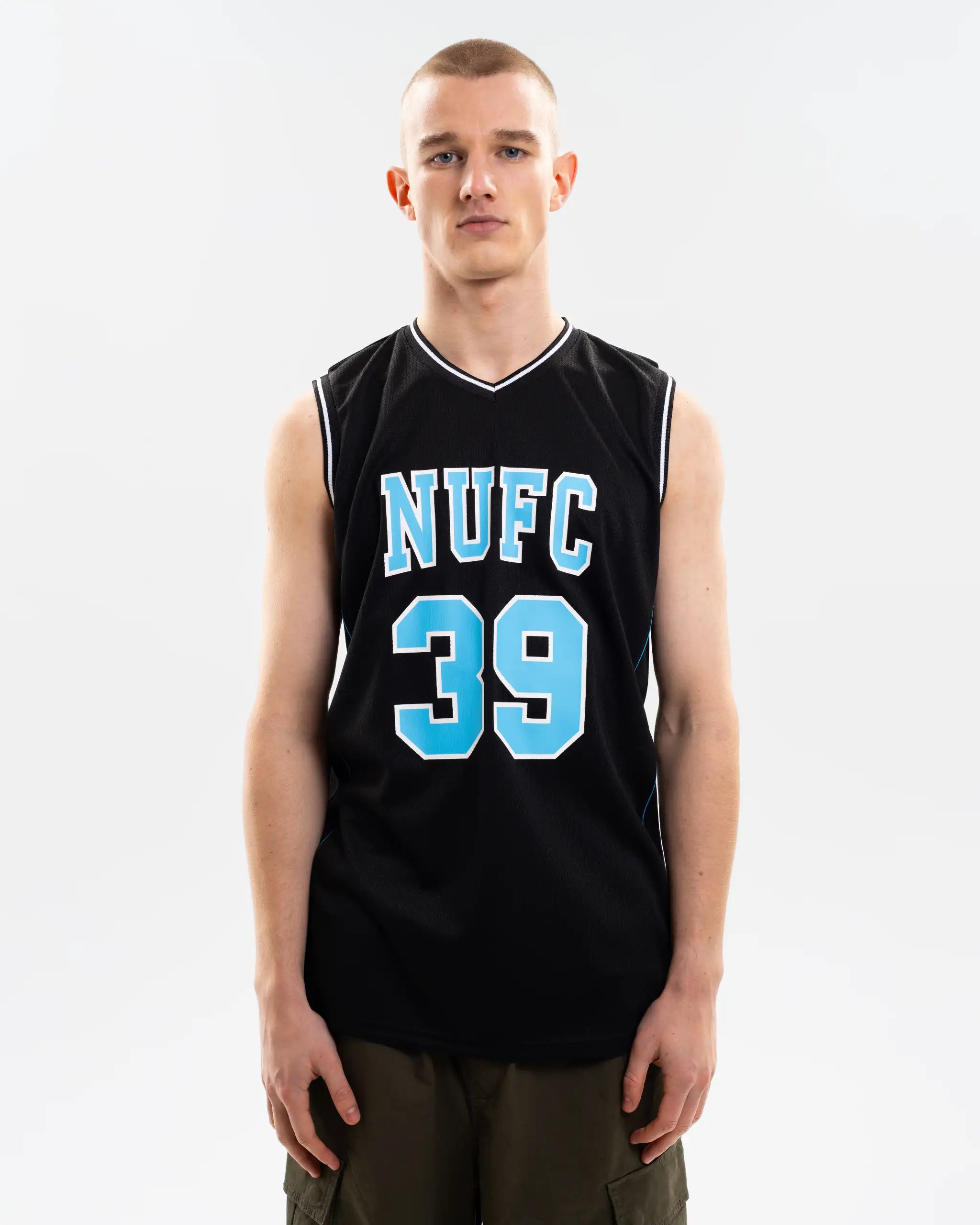 Мужской жилет Newcastle United Black Basketball