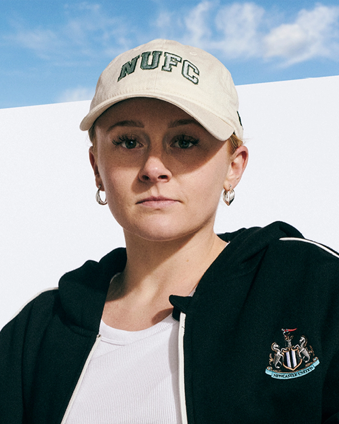 Newcastle United New Era Cream 9TWENTY Adjustable Cap