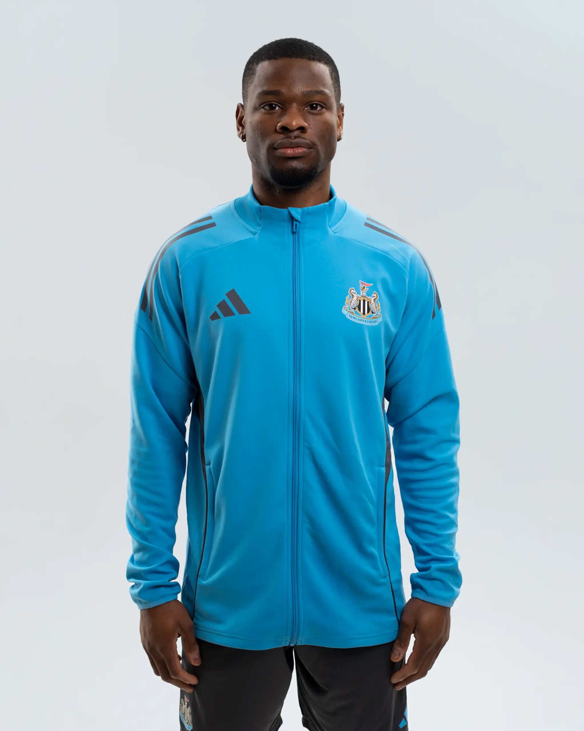 Куртка на молнии Newcastle United adidas 25/26 Players Range Blue