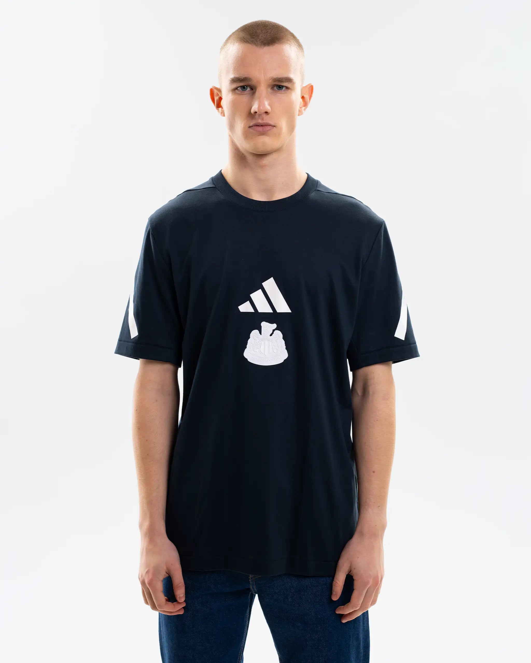 Мужская футболка Newcastle United adidas Z.N.E Navy