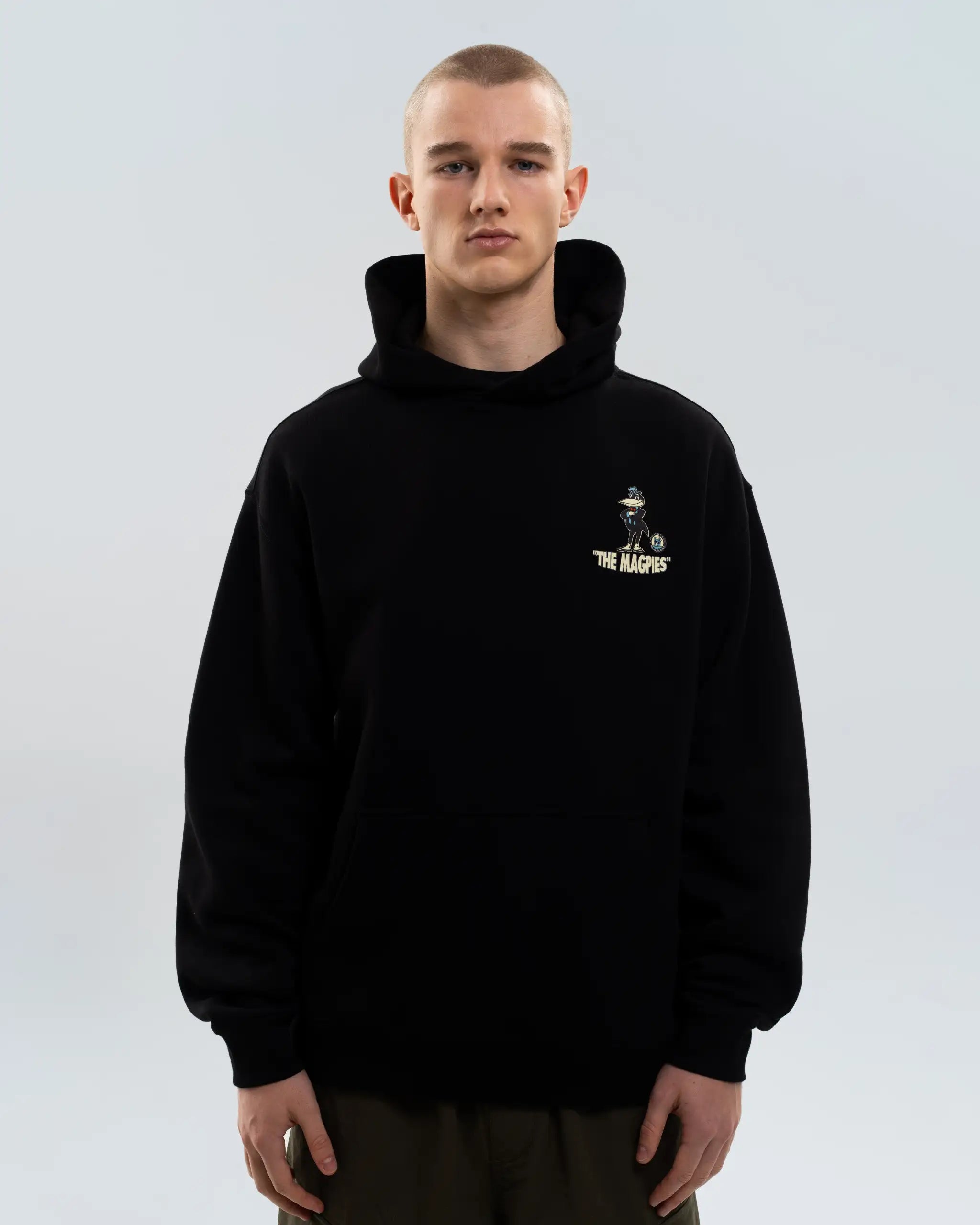 Мужское худи Newcastle United Mr Magpie Black