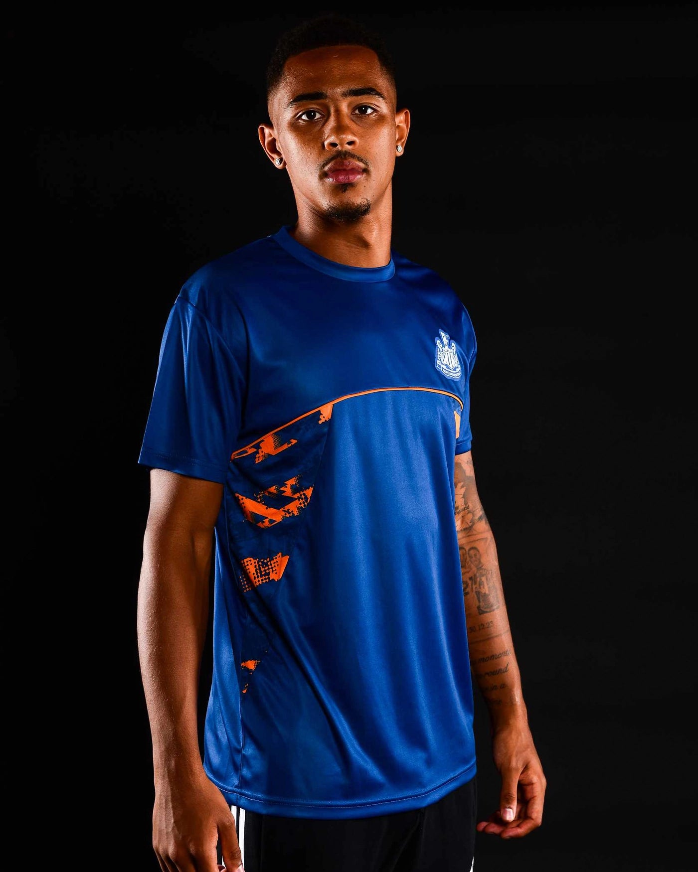 Мужская футболка Newcastle United Navy & Orange Panel