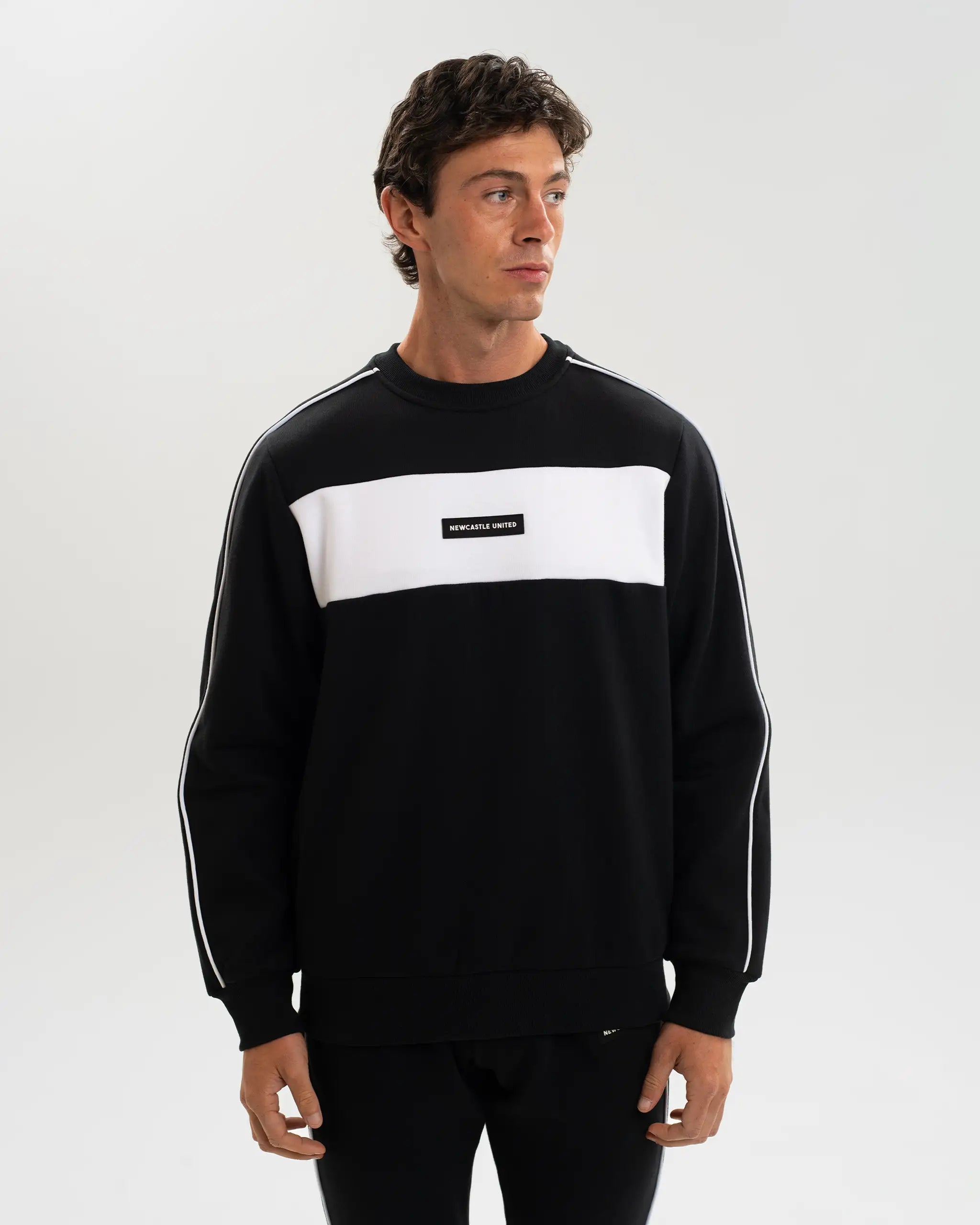Мужской свитшот Newcastle United Black Colour Block