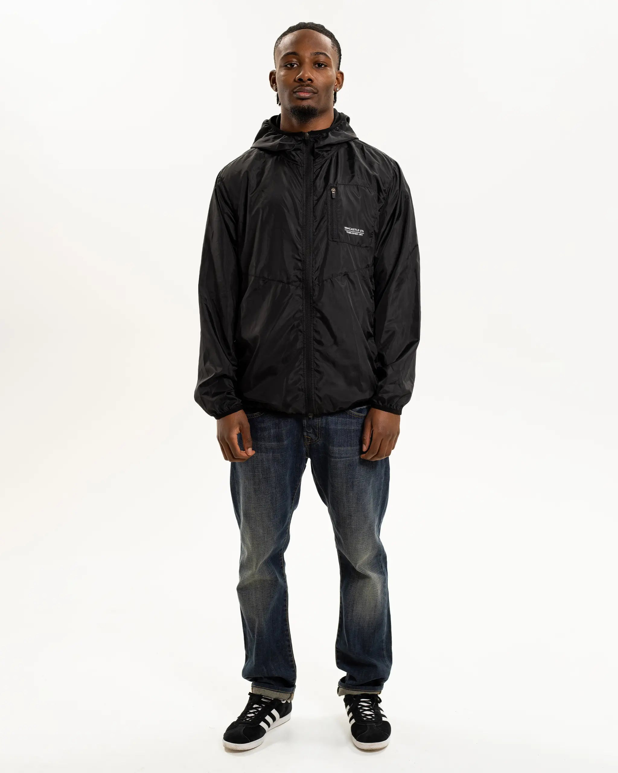 Мужская куртка с капюшоном Newcastle United Lightweight Black