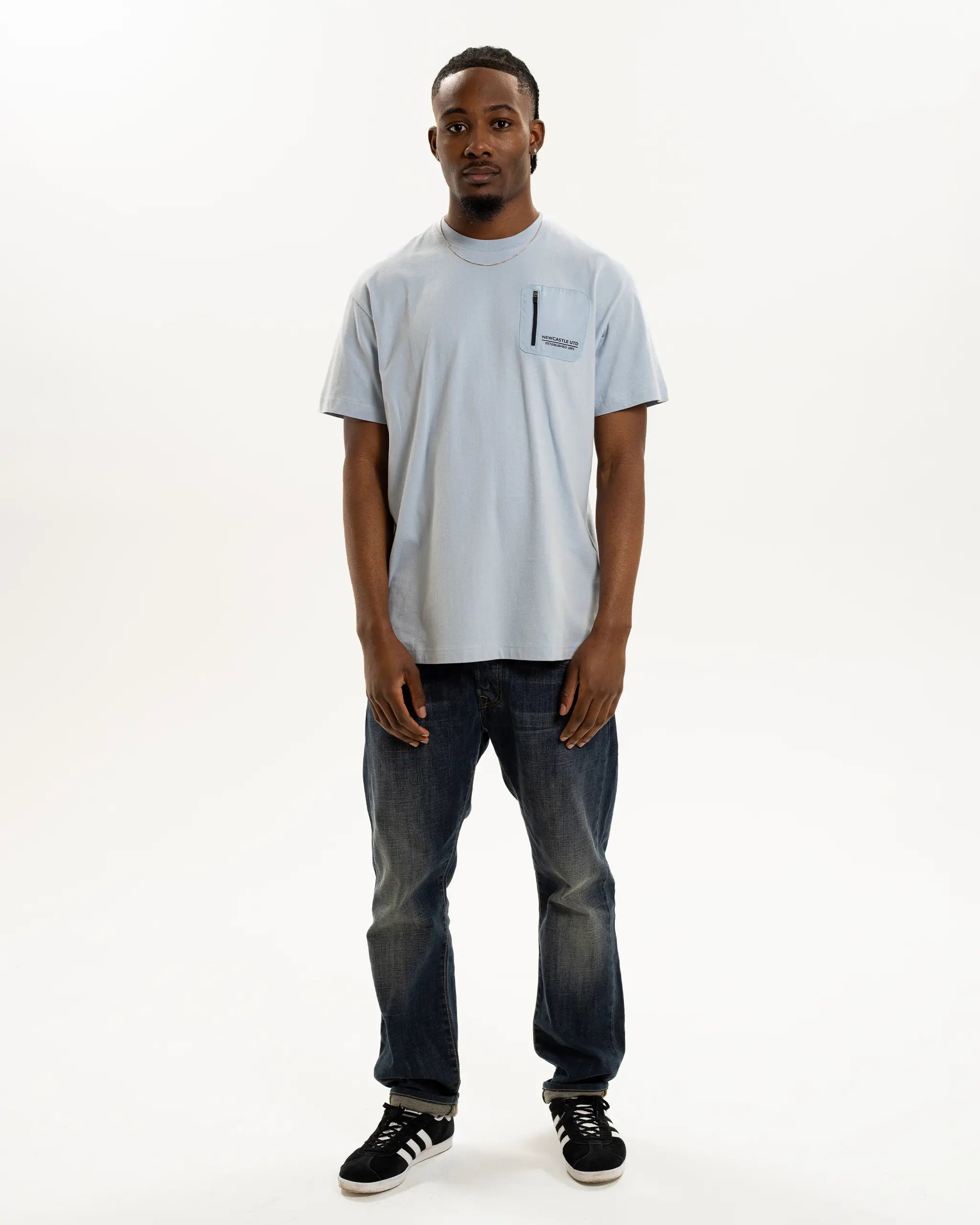 Мужская футболка Newcastle United Light Blue Pocket Detailed