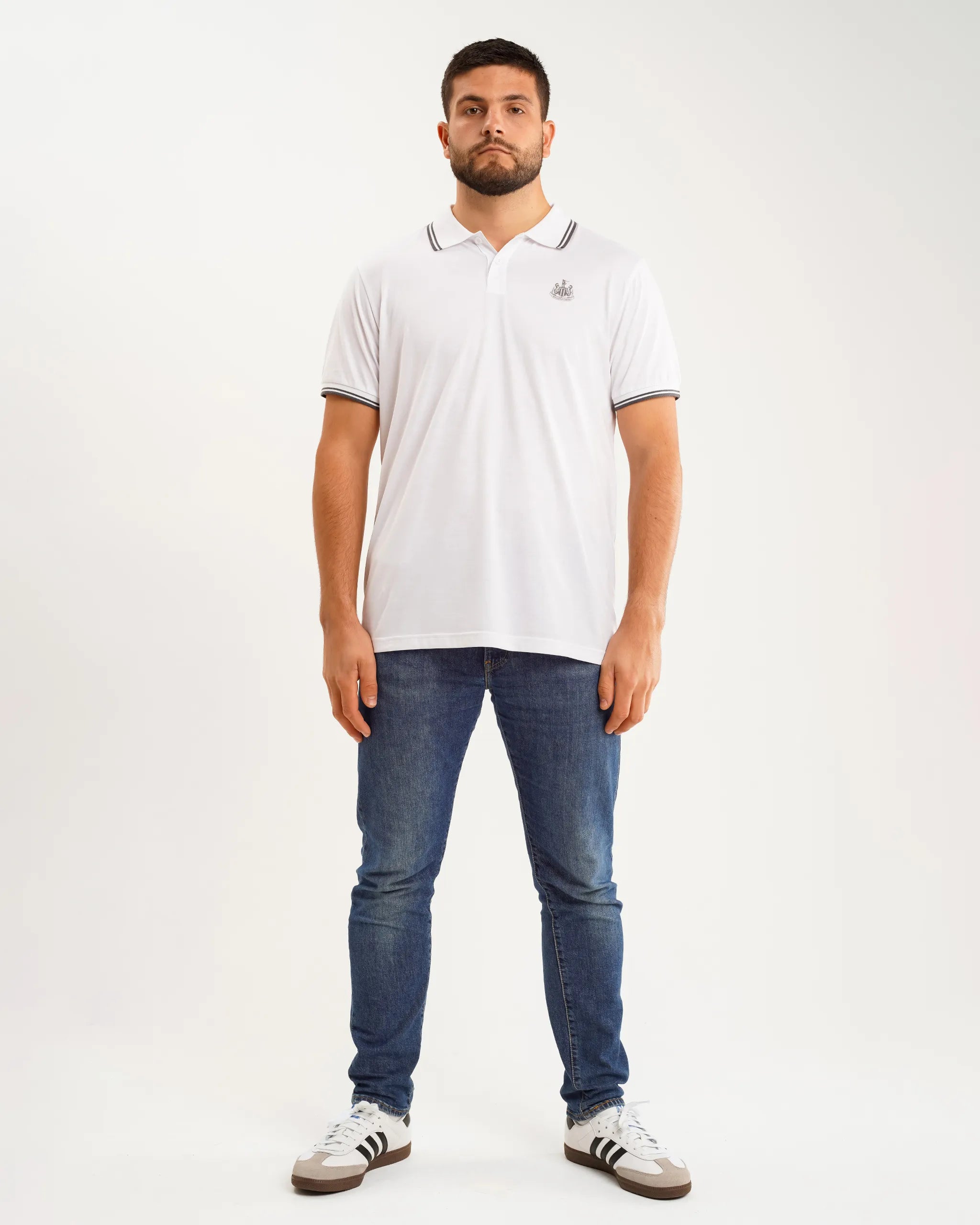 Мужская футболка Newcastle United Black Label White Polo