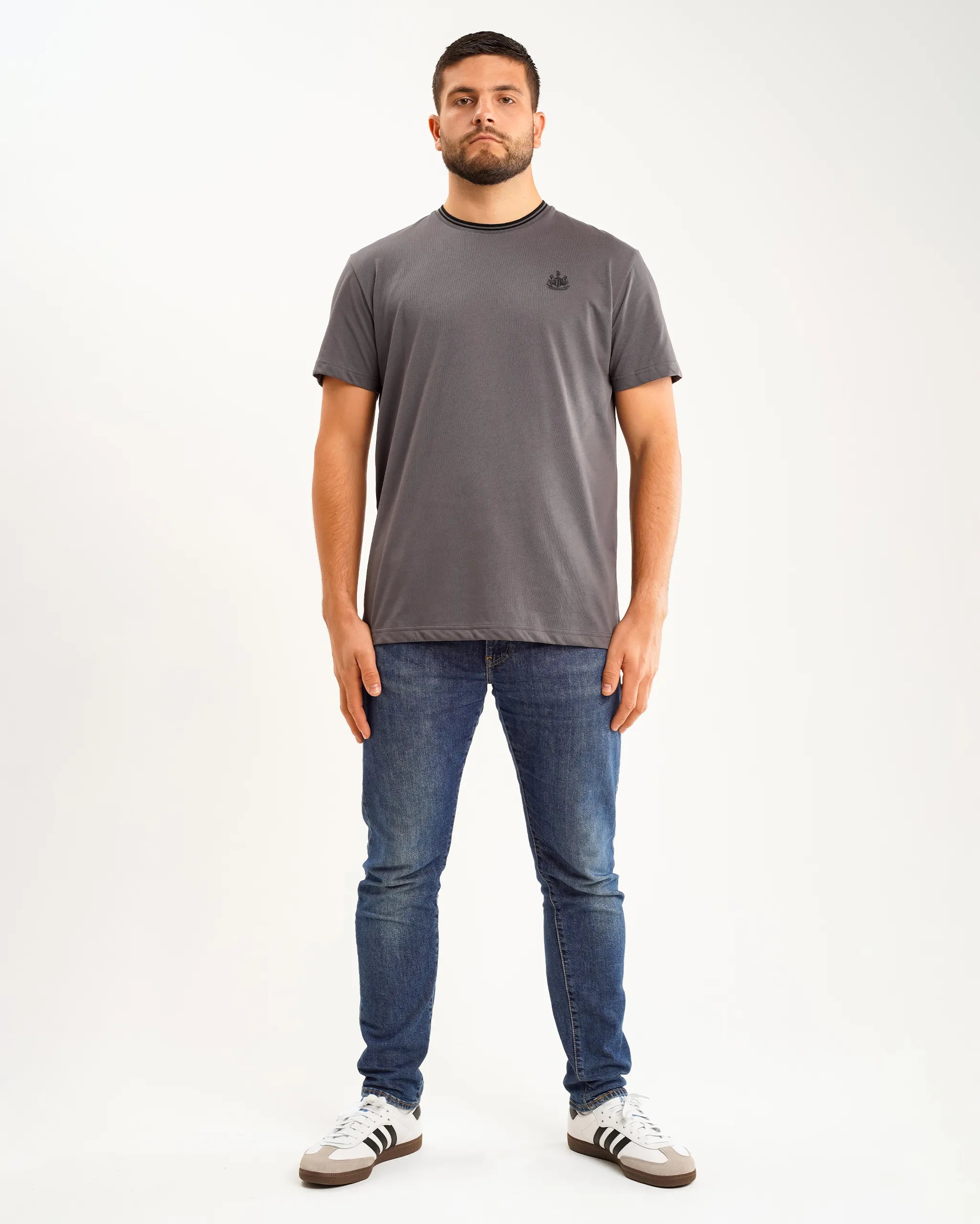 Мужская футболка Newcastle United Black Label Grey