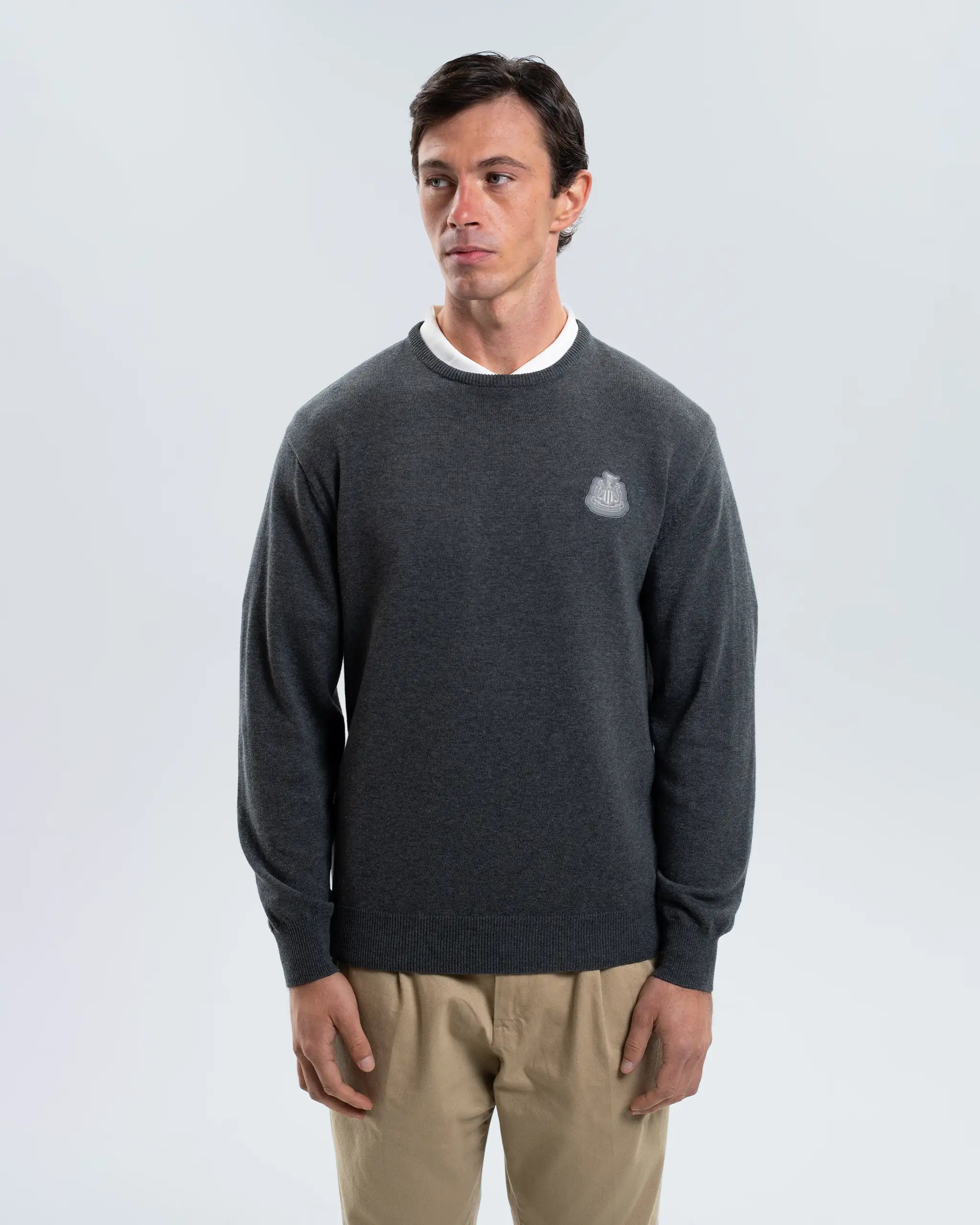Мужской свитер Newcastle United Grey Crew Neck Knit