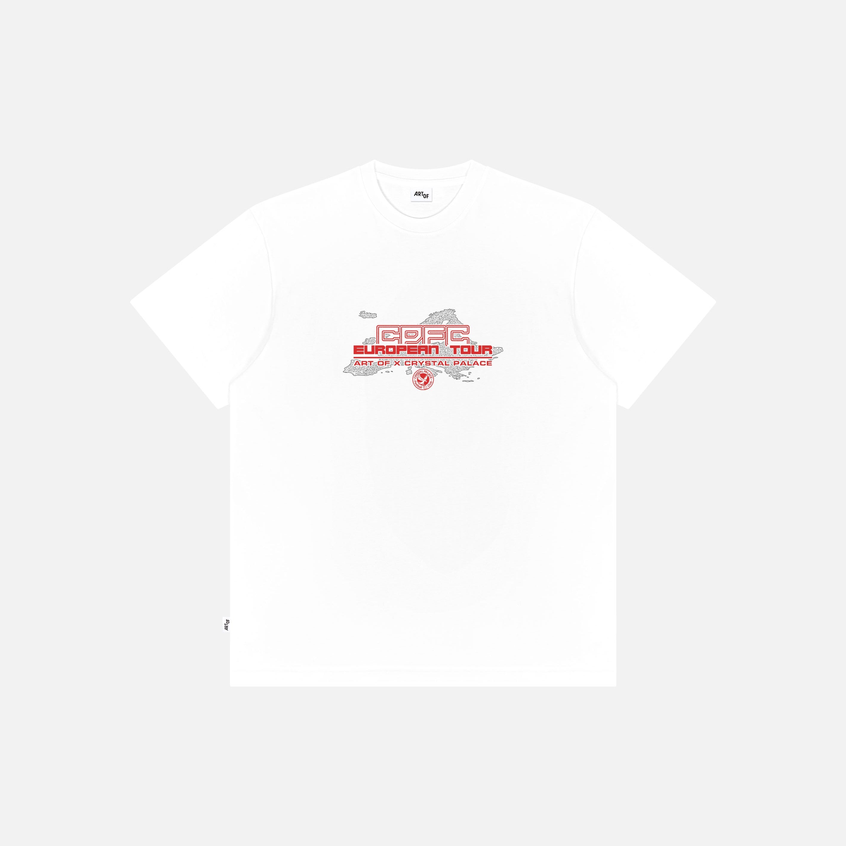 Crystal Palace CPFC x AOF European Tour 26/27 T-Shirt White