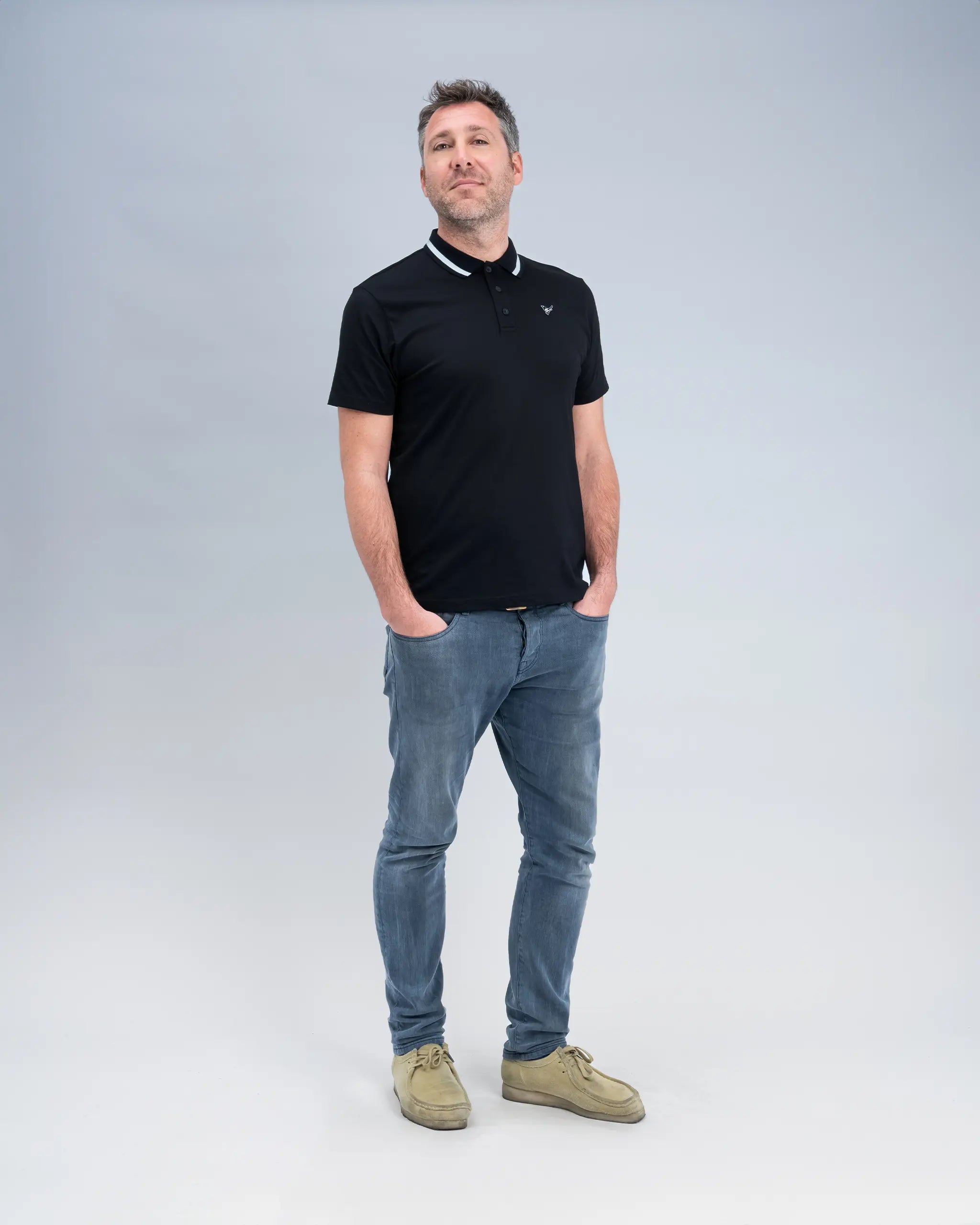 Футболка Newcastle United Black Tipped Polo