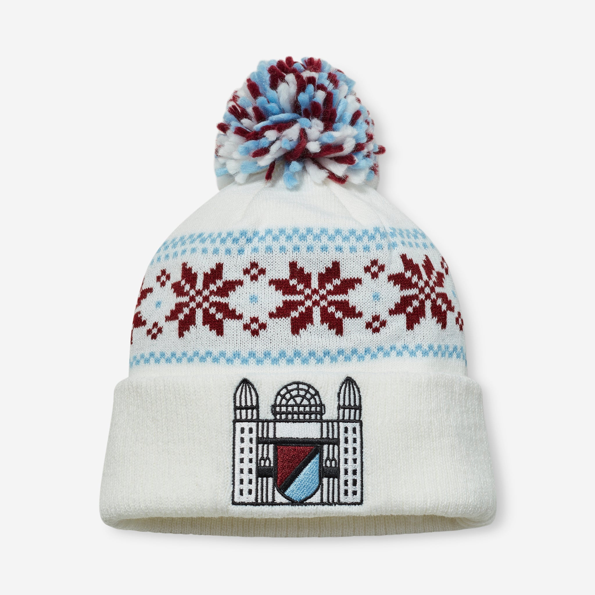 Crystal Palace Retro Towers Fair Isle Bobble Hat
