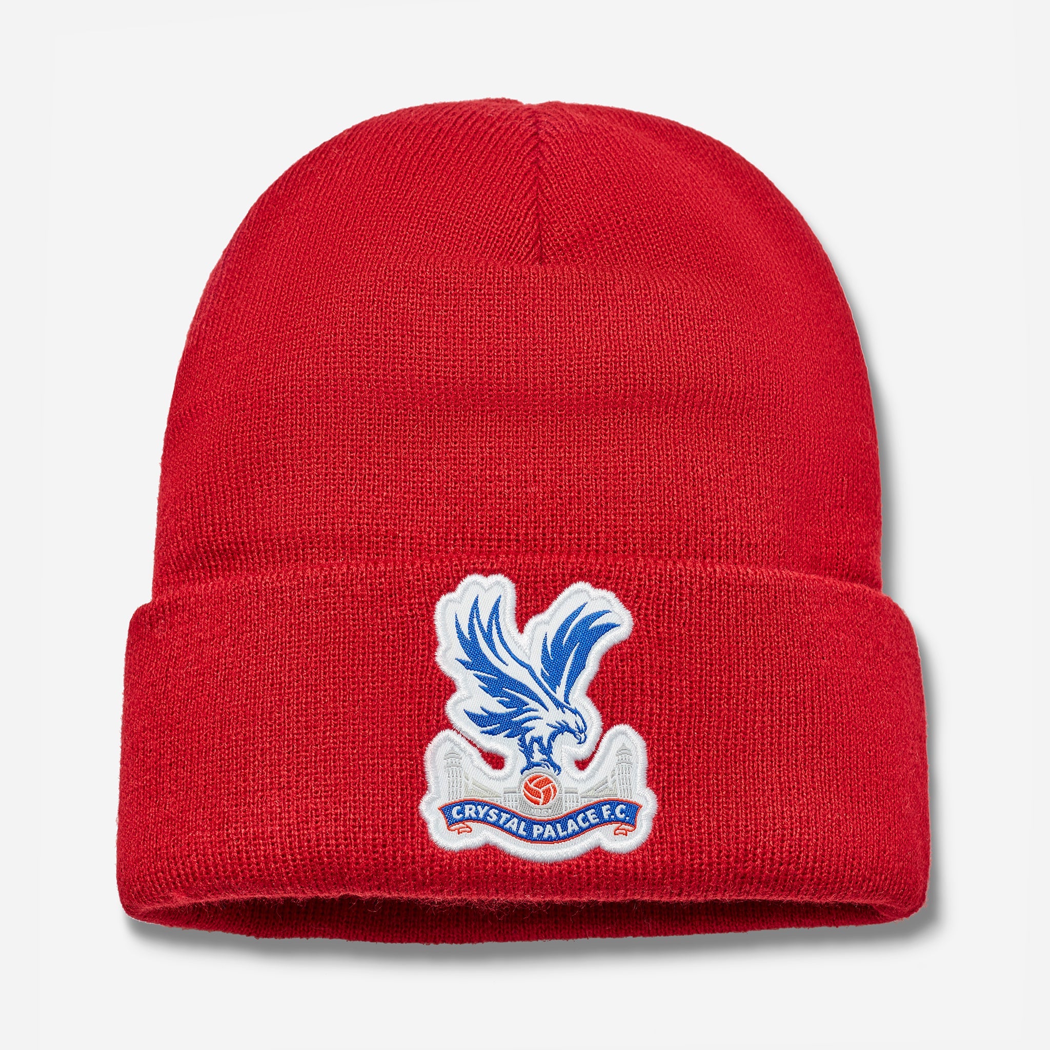 Crystal Palace Logo Core Cuff Beanie Red
