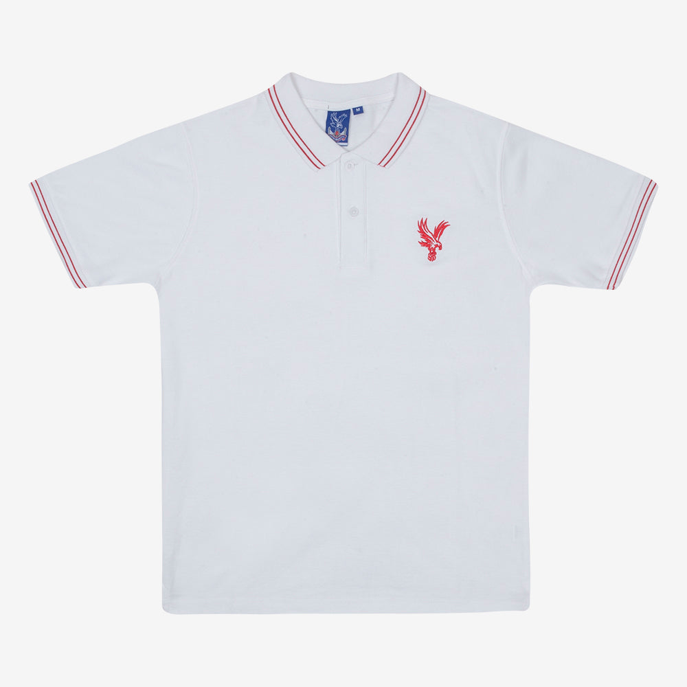 Crystal Palace Twin Tipped Polo Shirt White