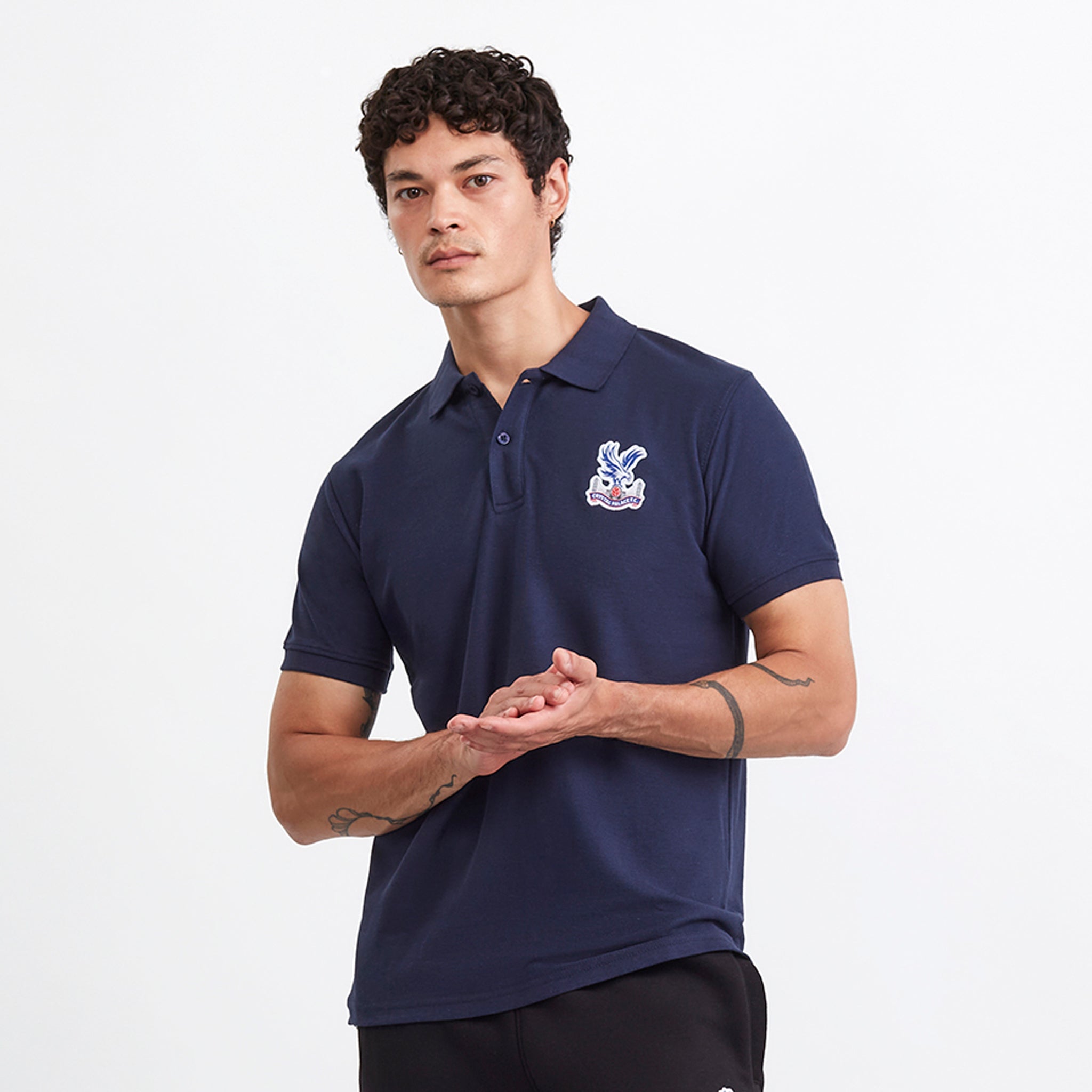 Crystal Palace Essentials Polo Shirt Navy