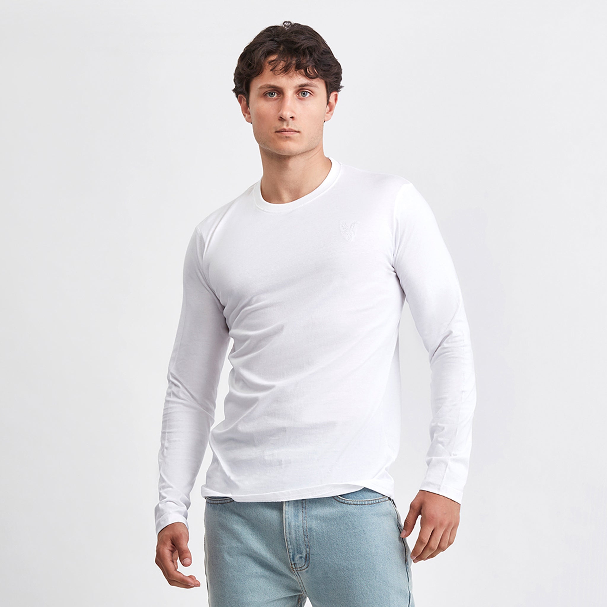 Crystal Palace Eagle L/S T-Shirt White