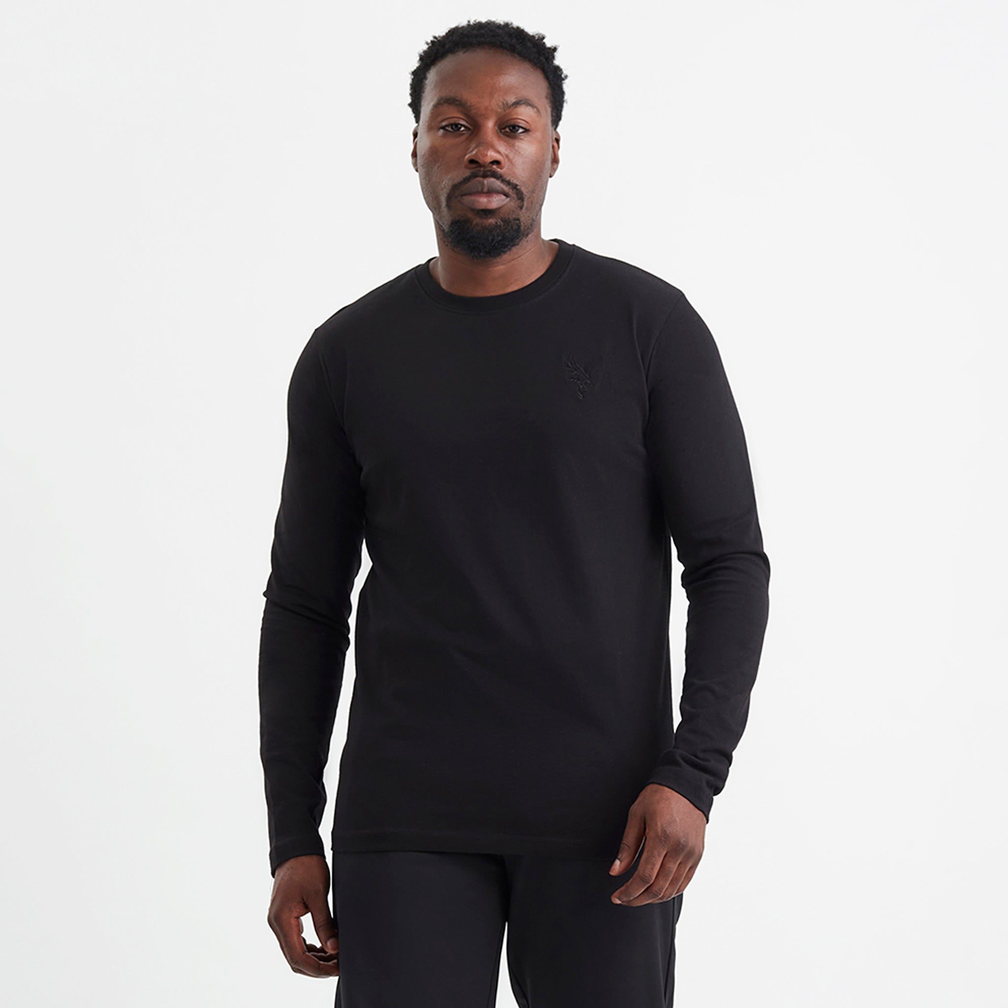 Crystal Palace Eagle L/S T-Shirt Black