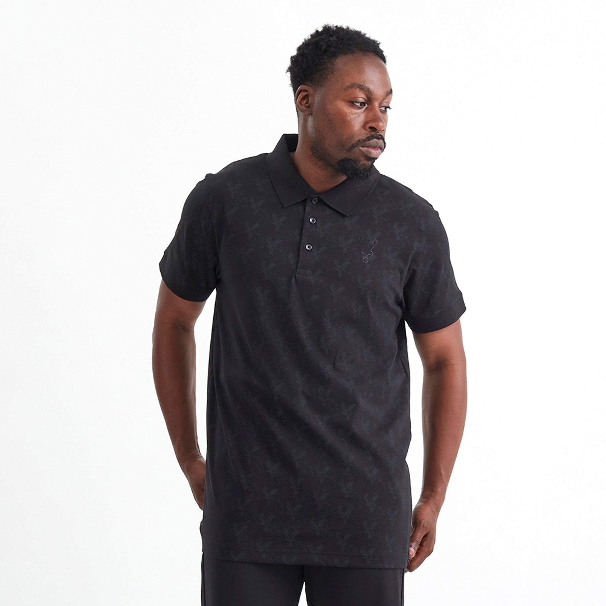 Crystal Palace Eagle Line Repeat Polo Shirt