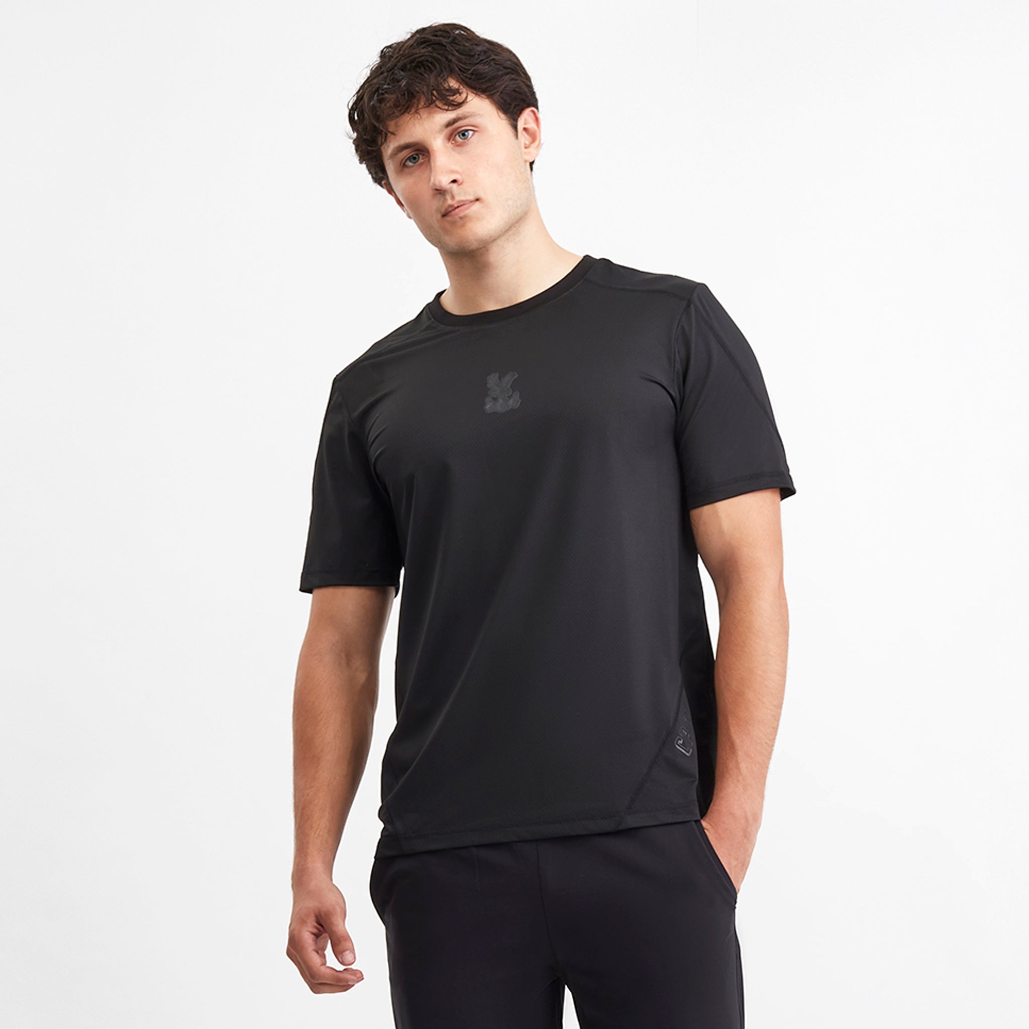 Crystal Palace Logo Blackout Lightweight T-Shirt