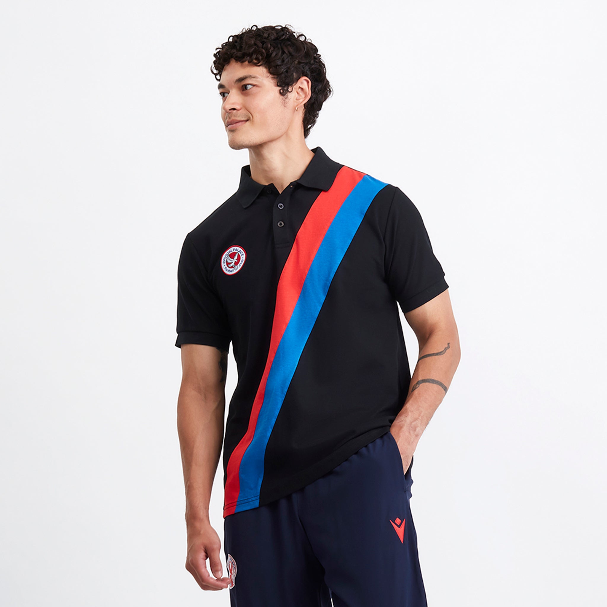 Crystal Palace Sash Polo Shirt Black