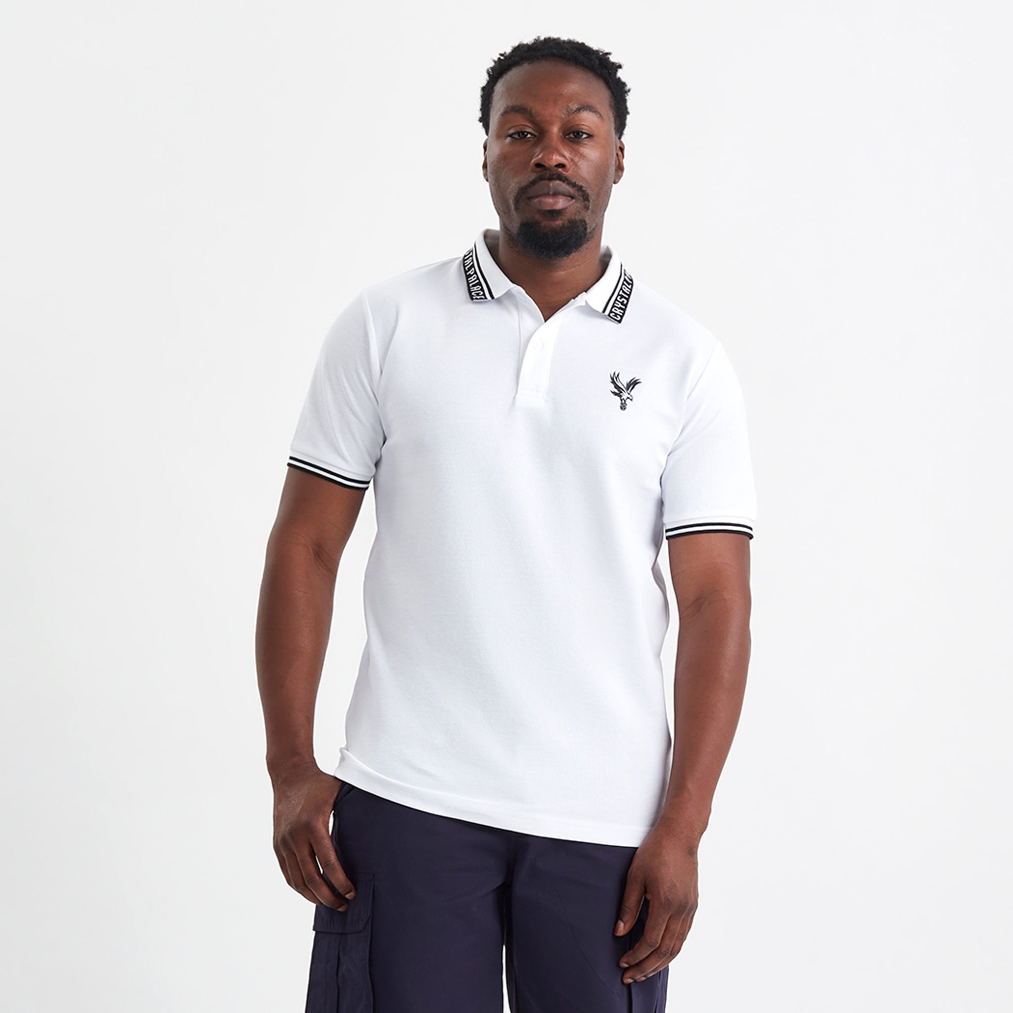 Crystal Palace Jacquard Collar Polo Shirt