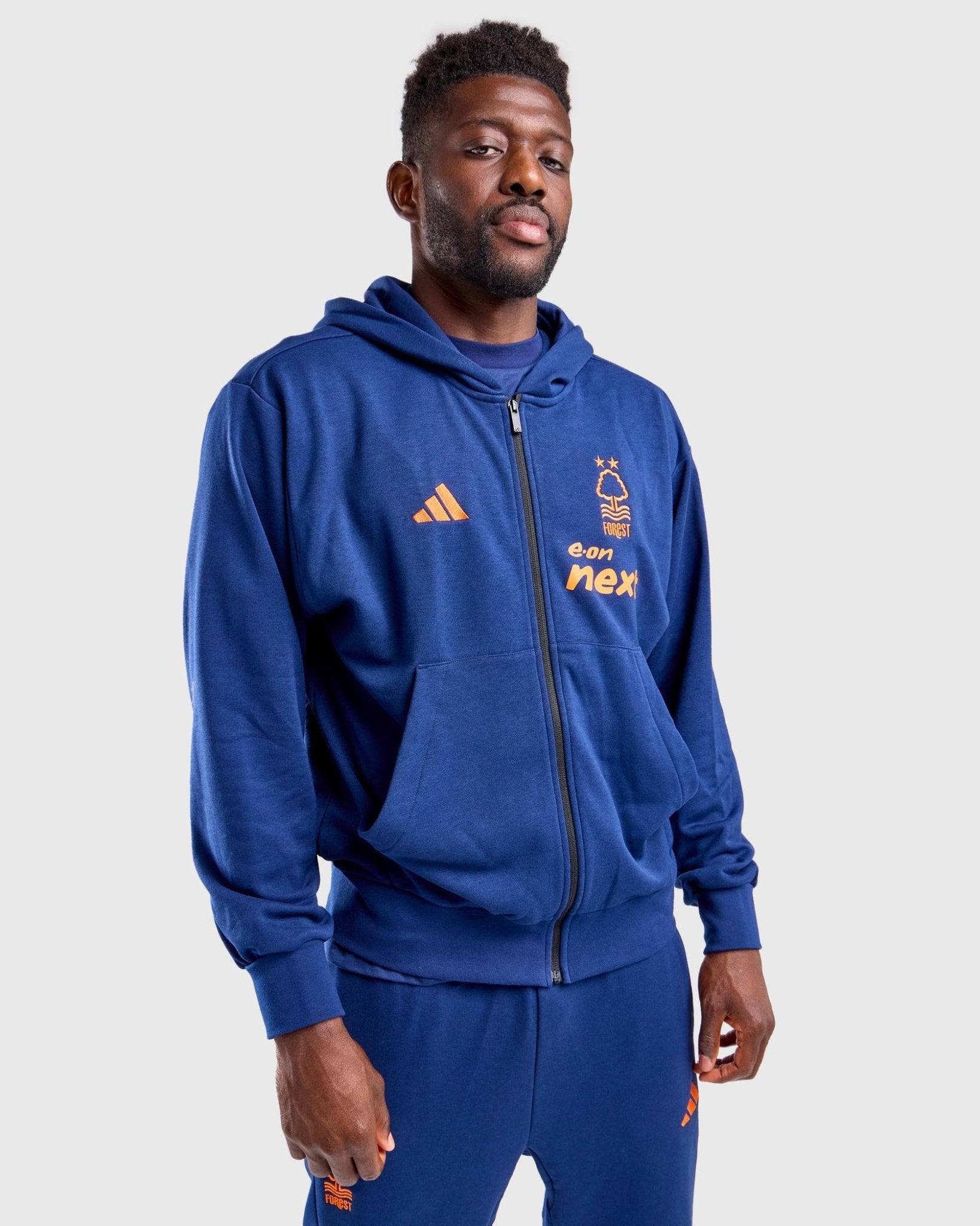 Худи на молнии Nottingham Forest NFFC 26/27 Navy Player Leisure
