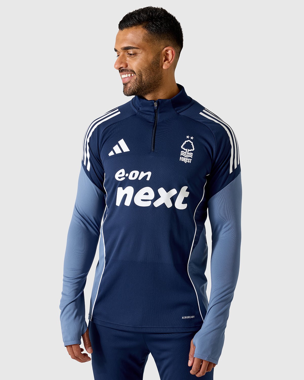 Футболка Nottingham Forest NFFC Navy Training 1/4 Zip 25/26