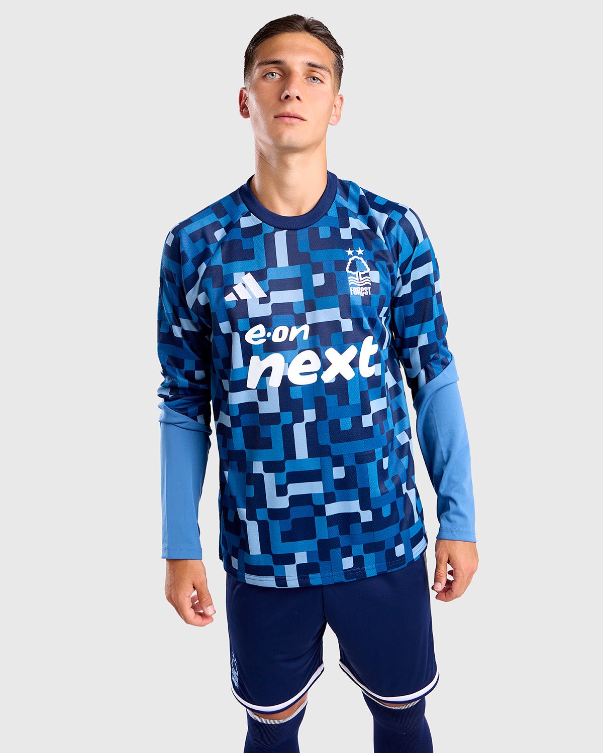 Джерси с длинным рукавом Nottingham Forest NFFC 26/27 Blue Pre-Match