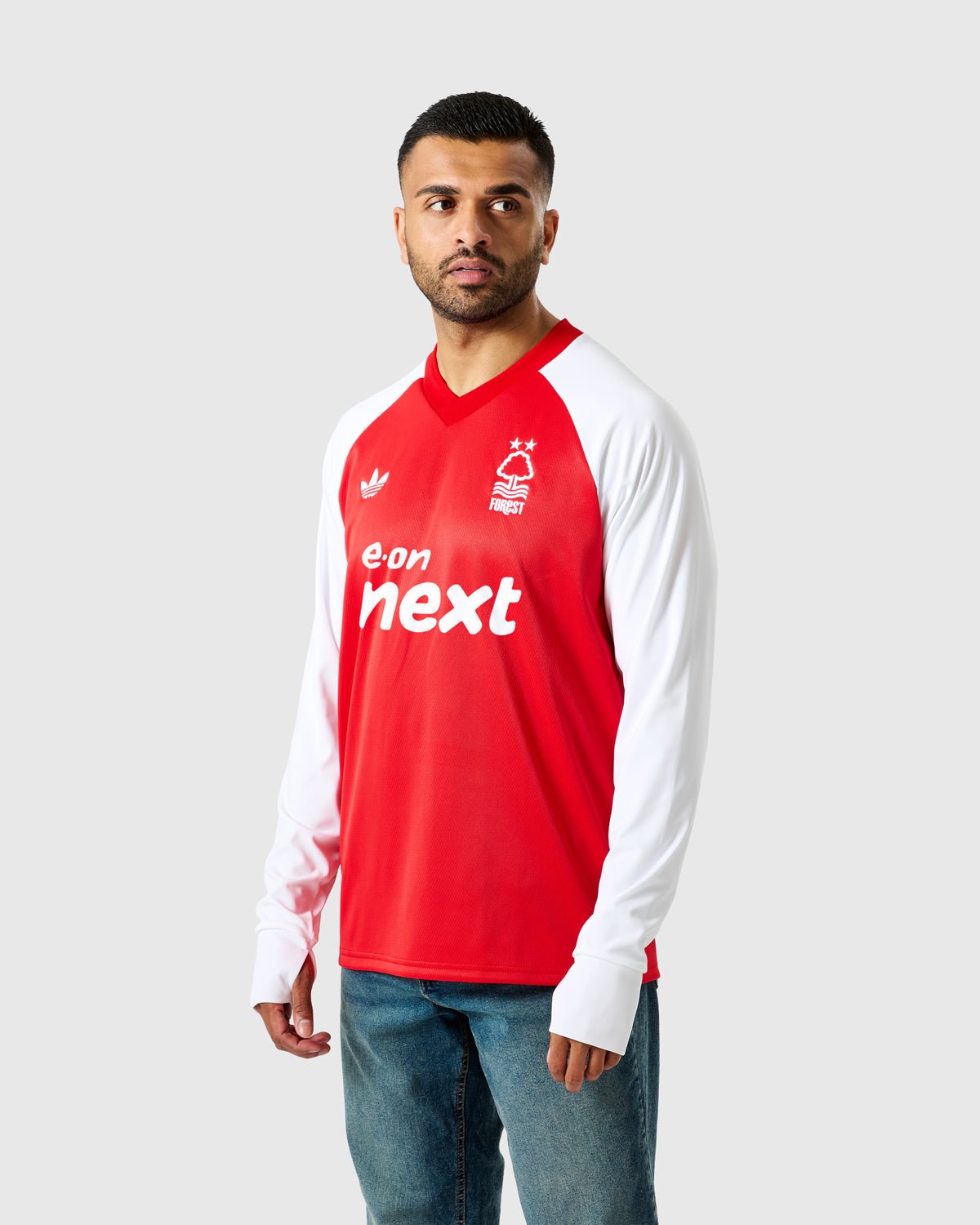 Джерси с длинным рукавом Nottingham Forest NFFC 26/27 adidas Originals Pre-Match