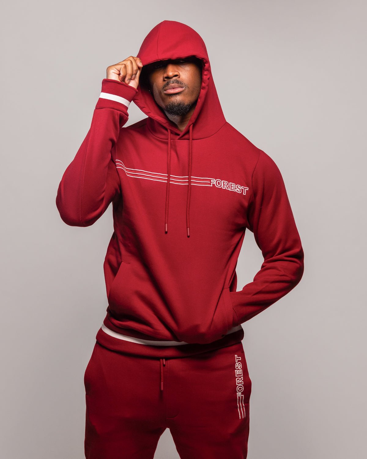 Худи Nottingham Forest NFFC Stripe Collection Red