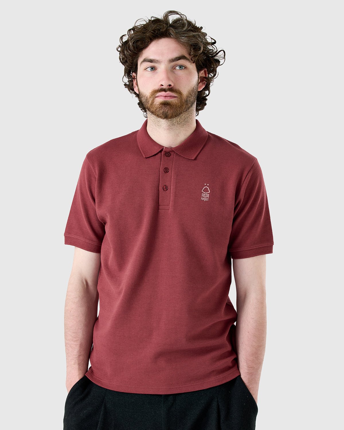 Поло Nottingham Forest NFFC Redwood Weekend Edit Ripple Rib