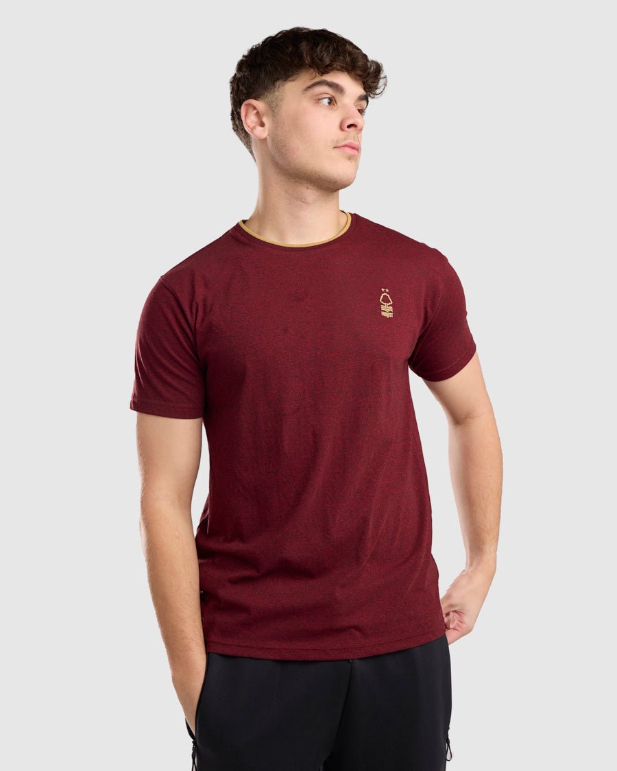 Футболка Nottingham Forest NFFC Dark Red Speckle