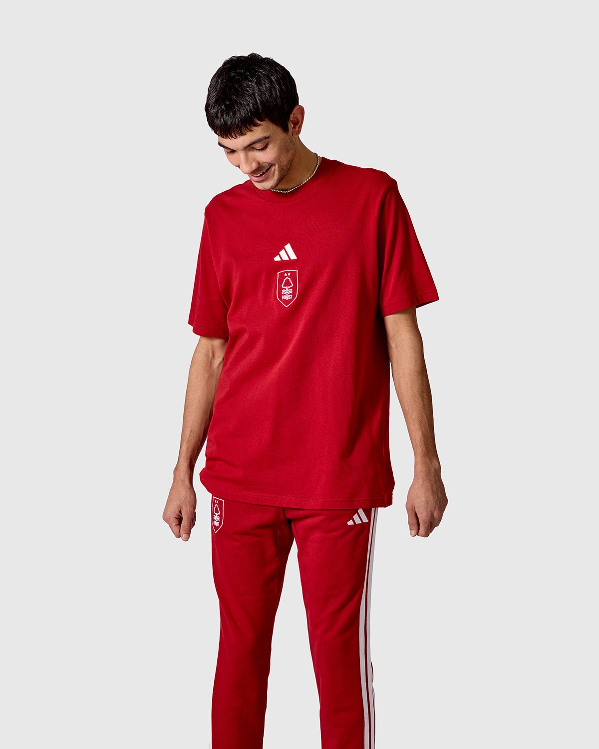 Футболка Nottingham Forest NFFC adidas Maroon Small Logo