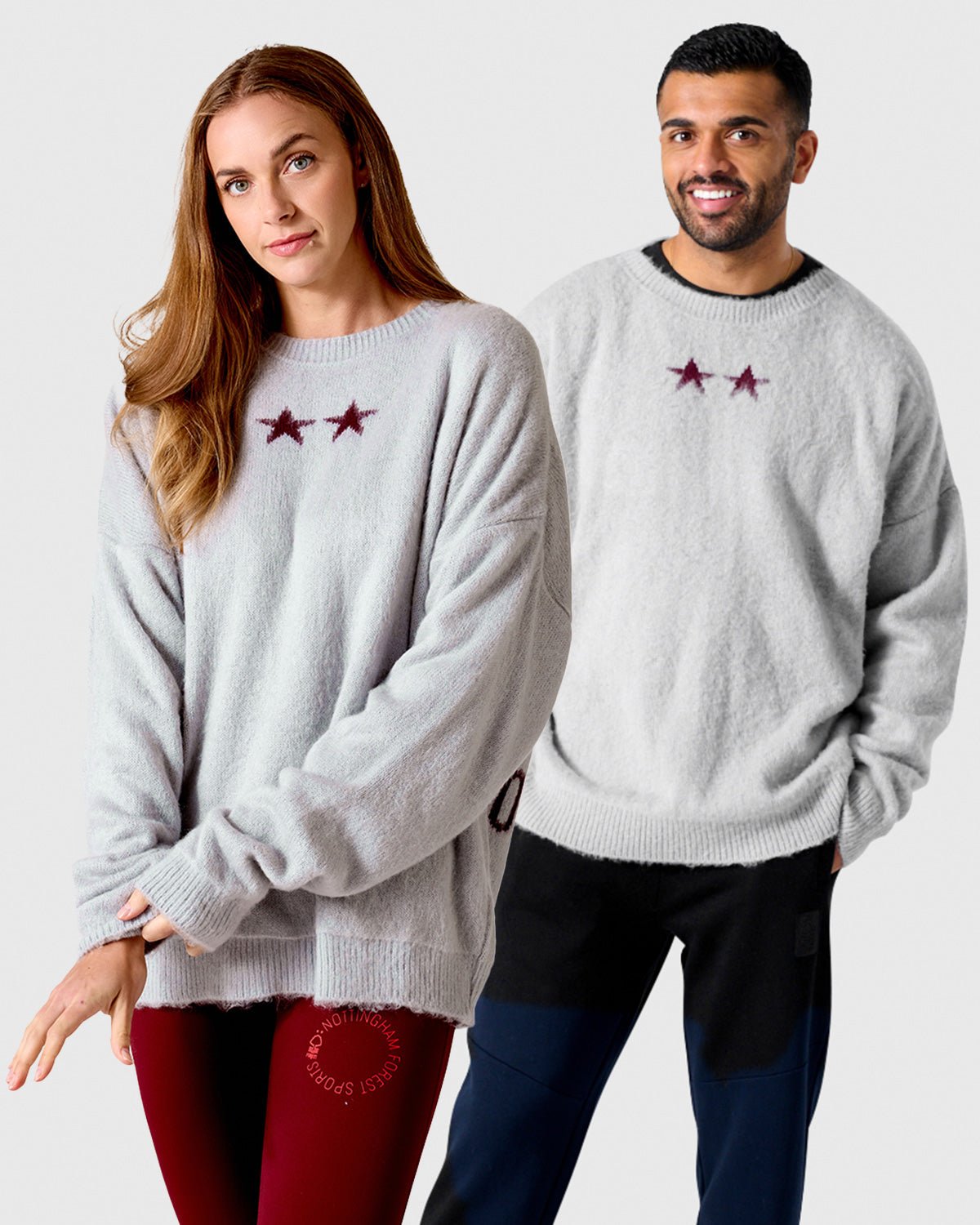 Свитер Nottingham Forest NFFC Silver Brushed Knit Crewneck