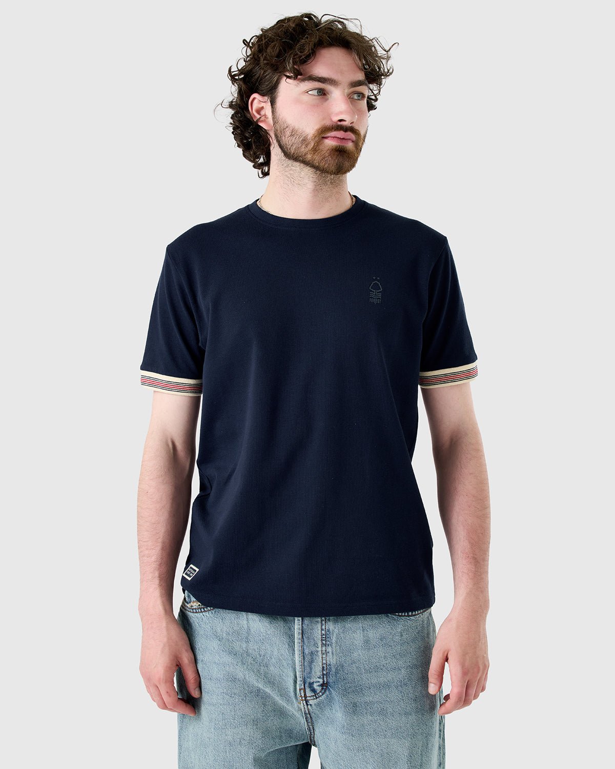 Футболка Nottingham Forest NFFC Heritage Navy Tipped