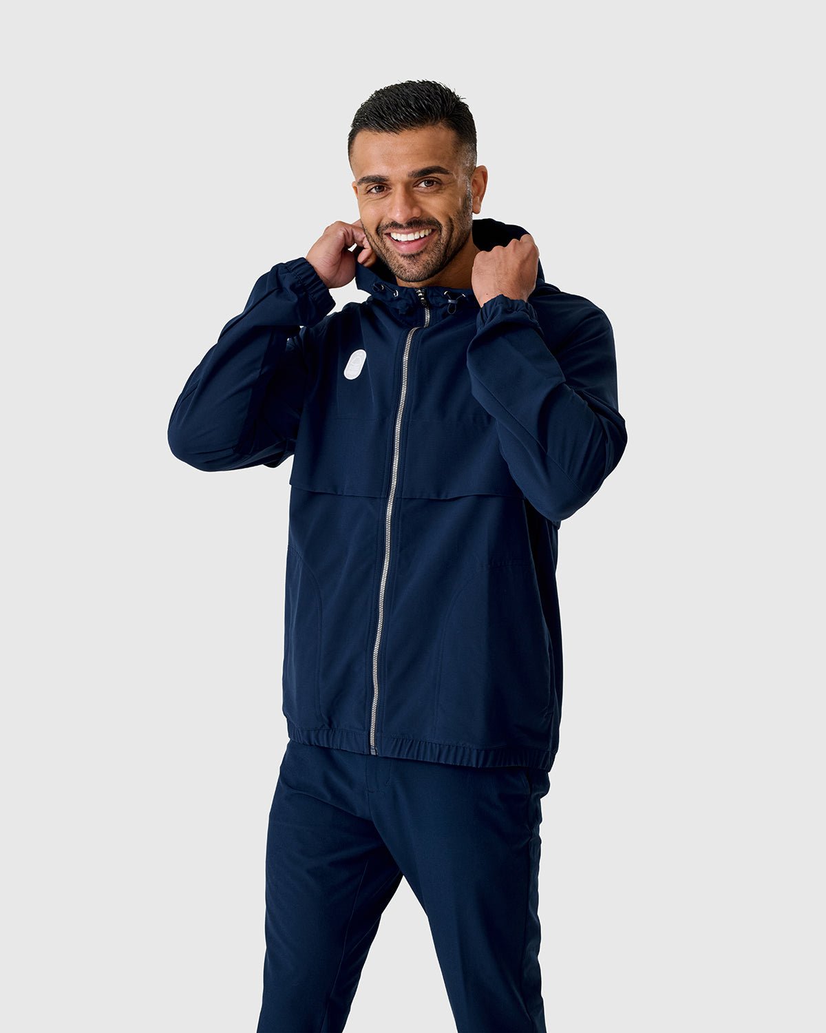 Ветровка на молнии Nottingham Forest NFFC Adidas Golf Go-To Navy