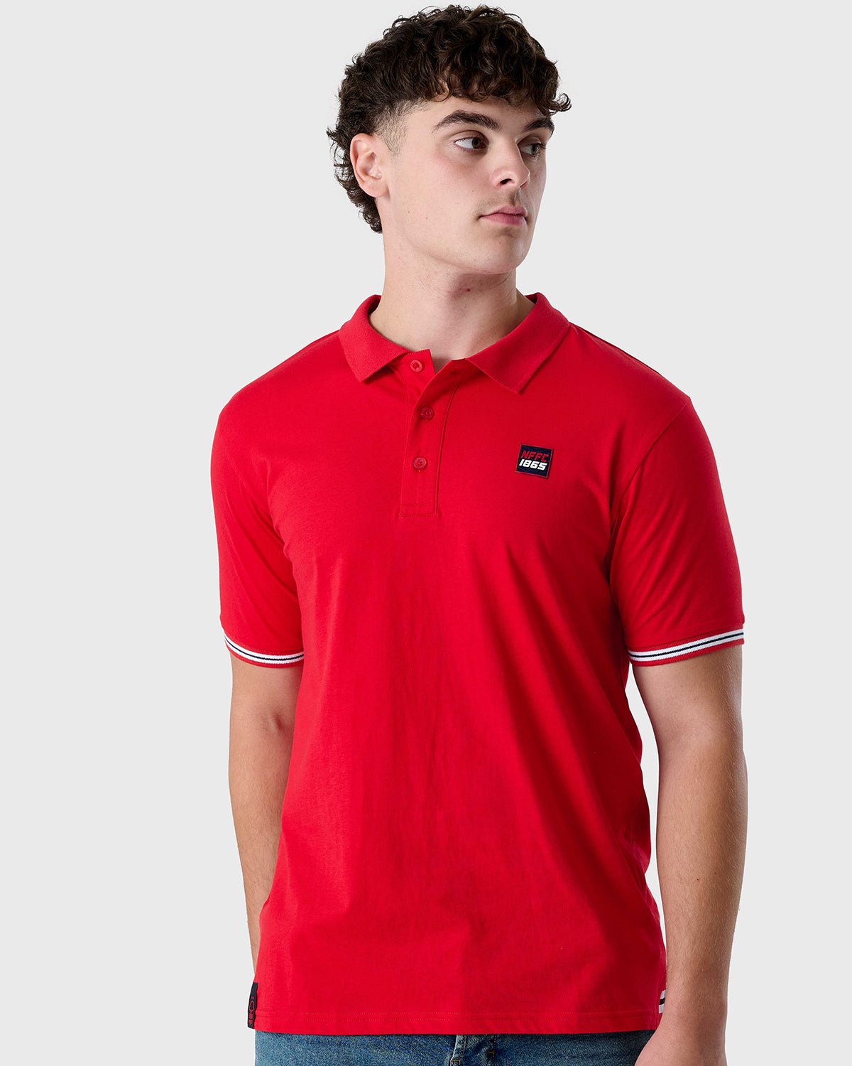 Поло Nottingham Forest NFFC Red Sports Casual Tipped Sleeve