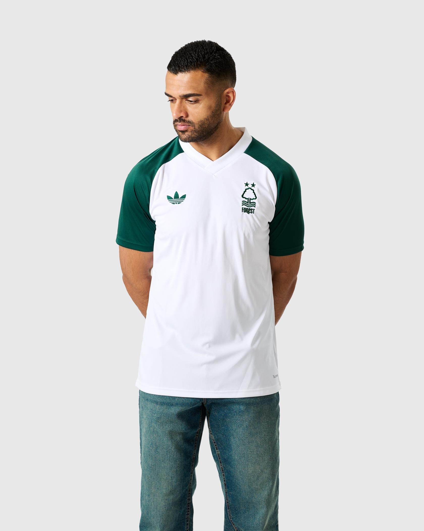Джерси Nottingham Forest NFFC 26/27 adidas Originals Green & White Short Sleeve
