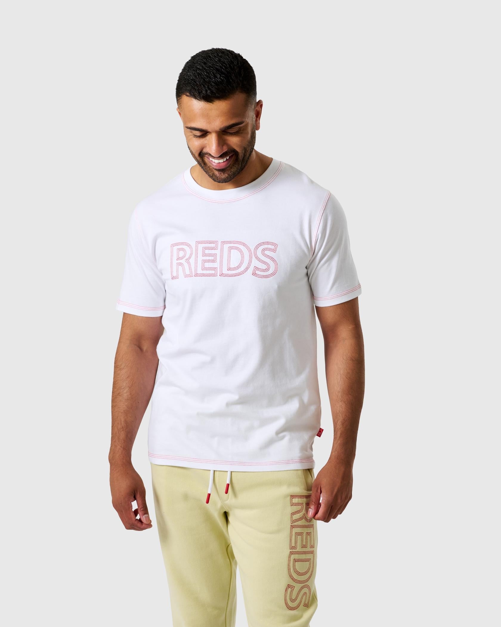 Футболка Nottingham Forest NFFC White Reds Stitch