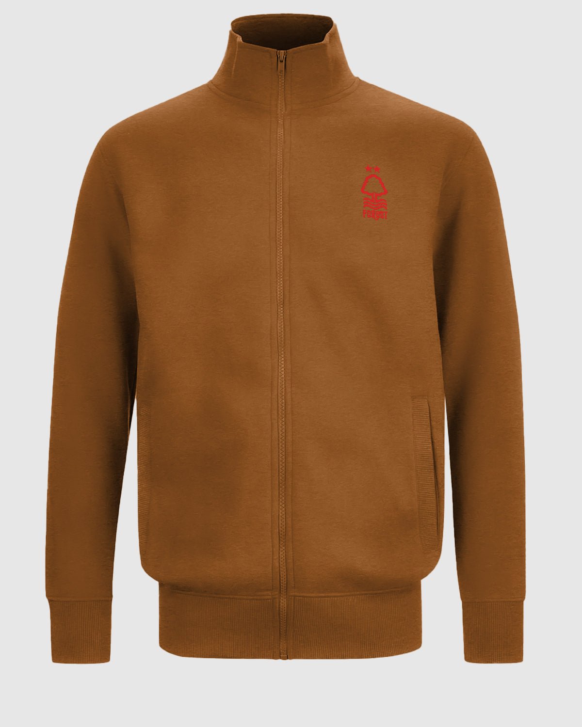 Олимпийка Nottingham Forest NFFC Mocha Essential Crest Full Zip