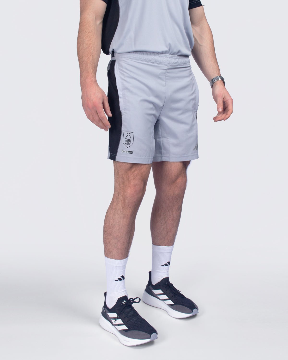 Шорты Nottingham Forest NFFC adidas Silver Tech